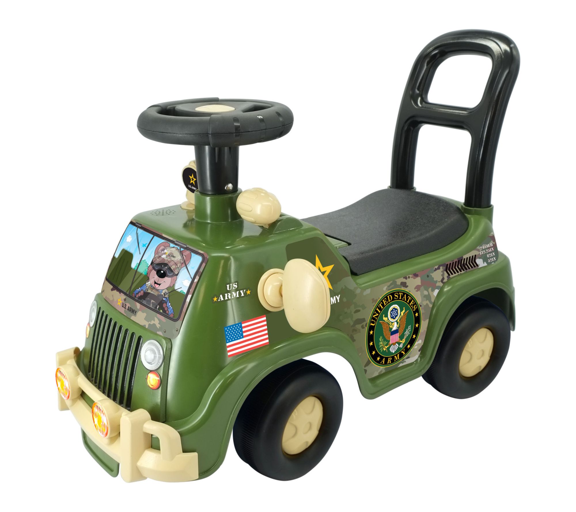Kiddieland: Lights N' Sounds Activity Truck - U.S. Army