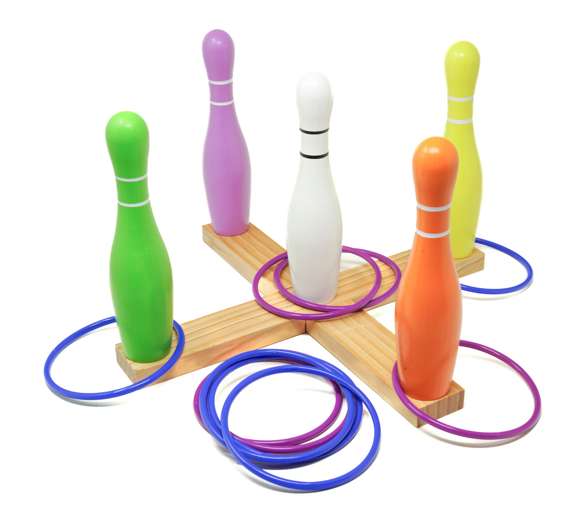 AreYouGame Lawn Bowling & Ring Toss Outdoor Game Set