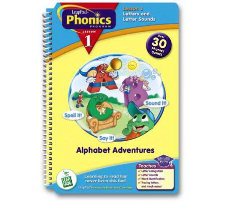 LeapFrog LeapPad Phonics Book #1: Alphabet Adventures — QVC.com