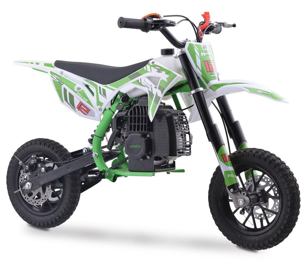 MotoTec Villain 52cc 2-Stroke Kids Dirt Bike