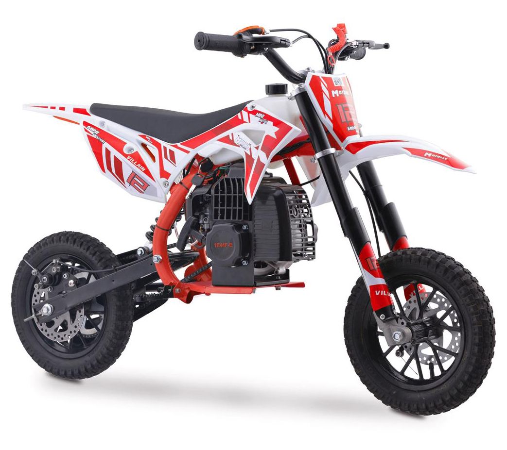 MotoTec Villain 52cc 2-Stroke Kids Dirt Bike