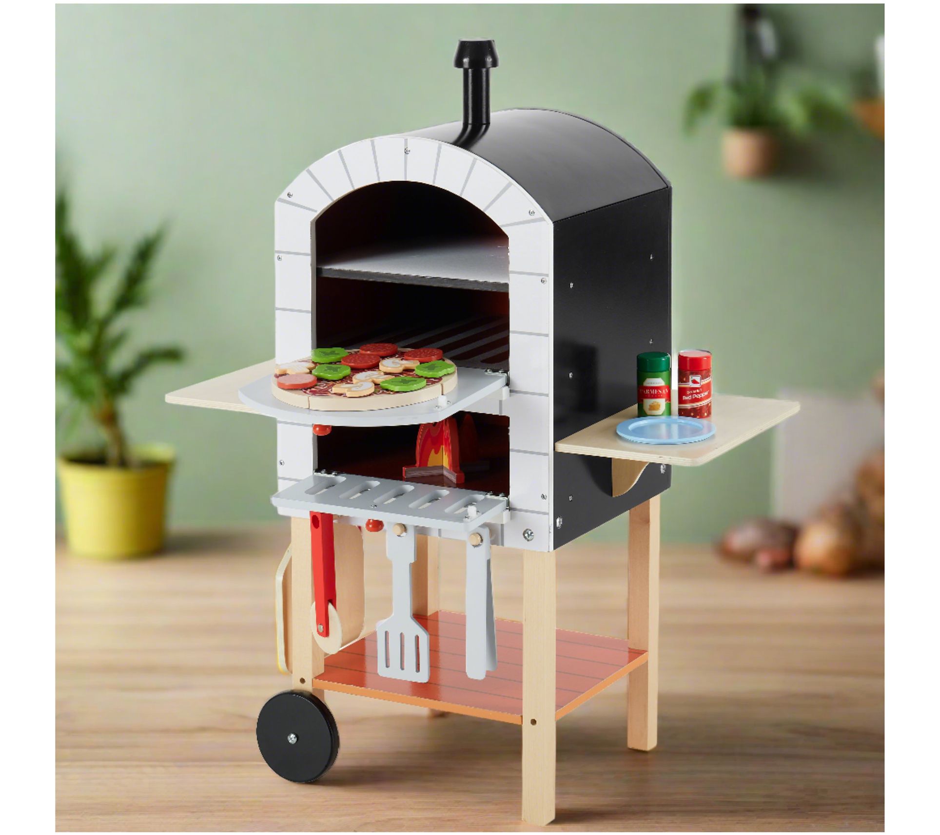 Teamson Kids My Little Helper Pizza Oven & Accessories