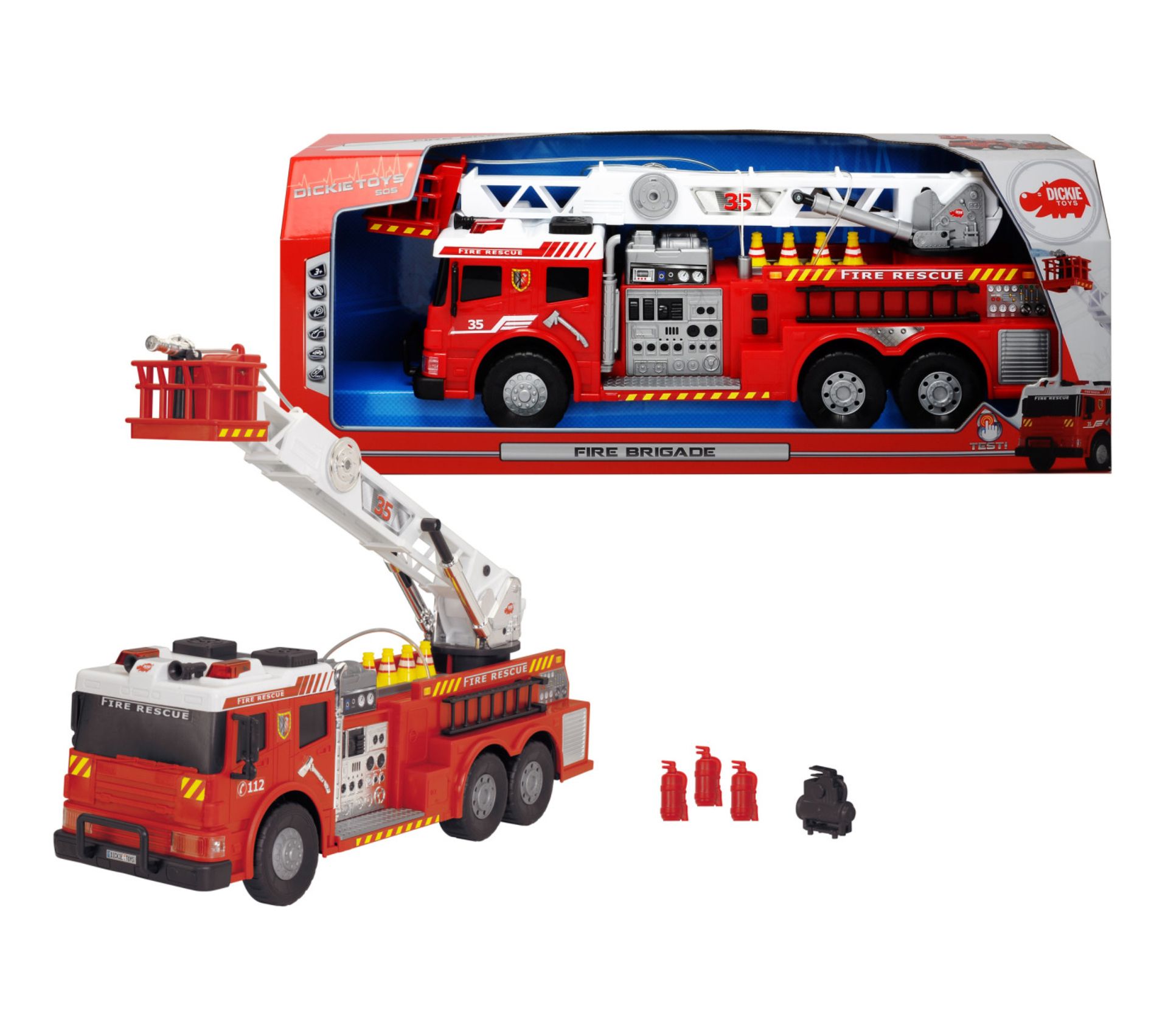 Dickie Toys International 24" Fire Brigade Toy