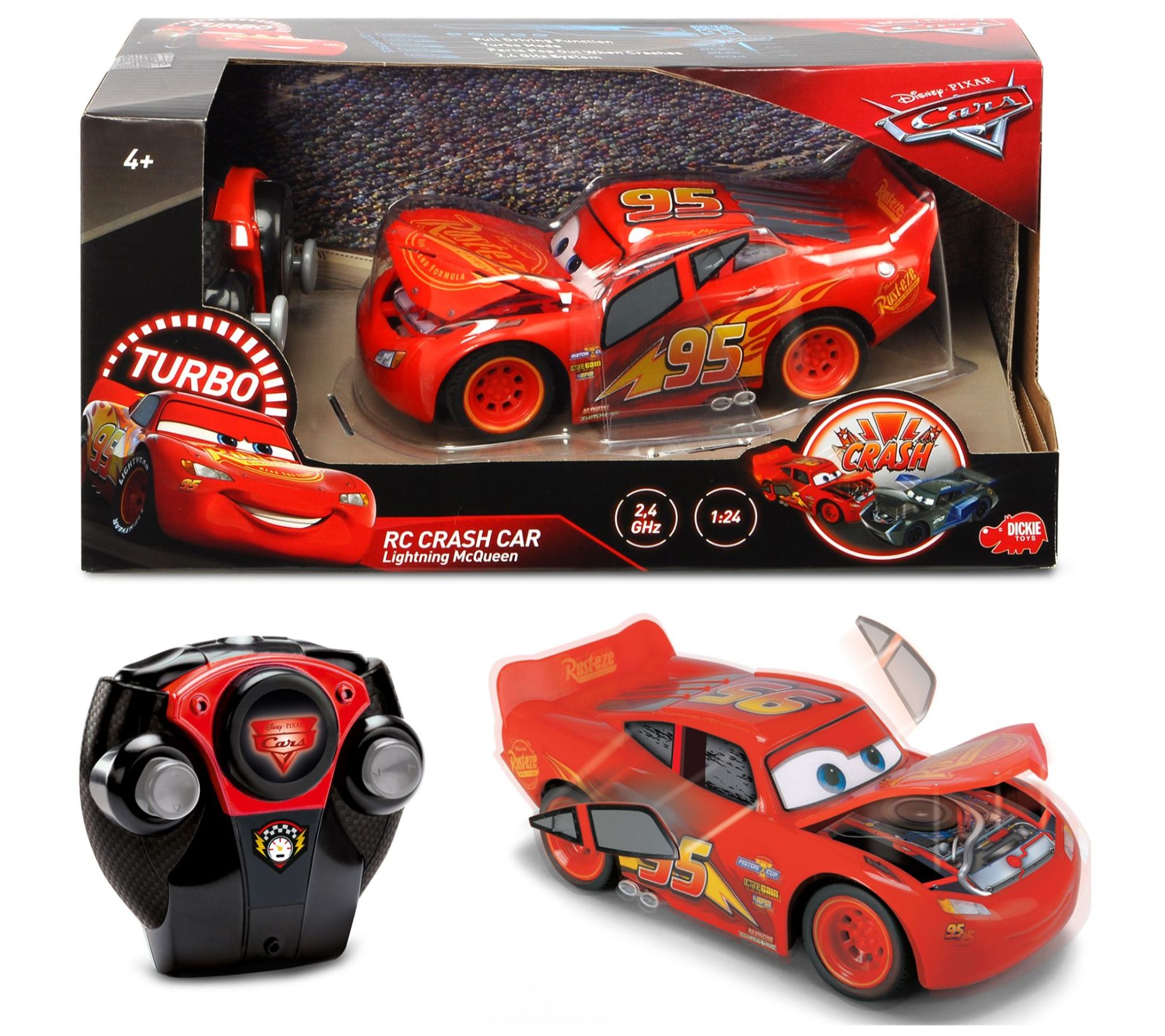 Lightning Mcqueen Crash Car, Lightning Mcqueen Crash Toy