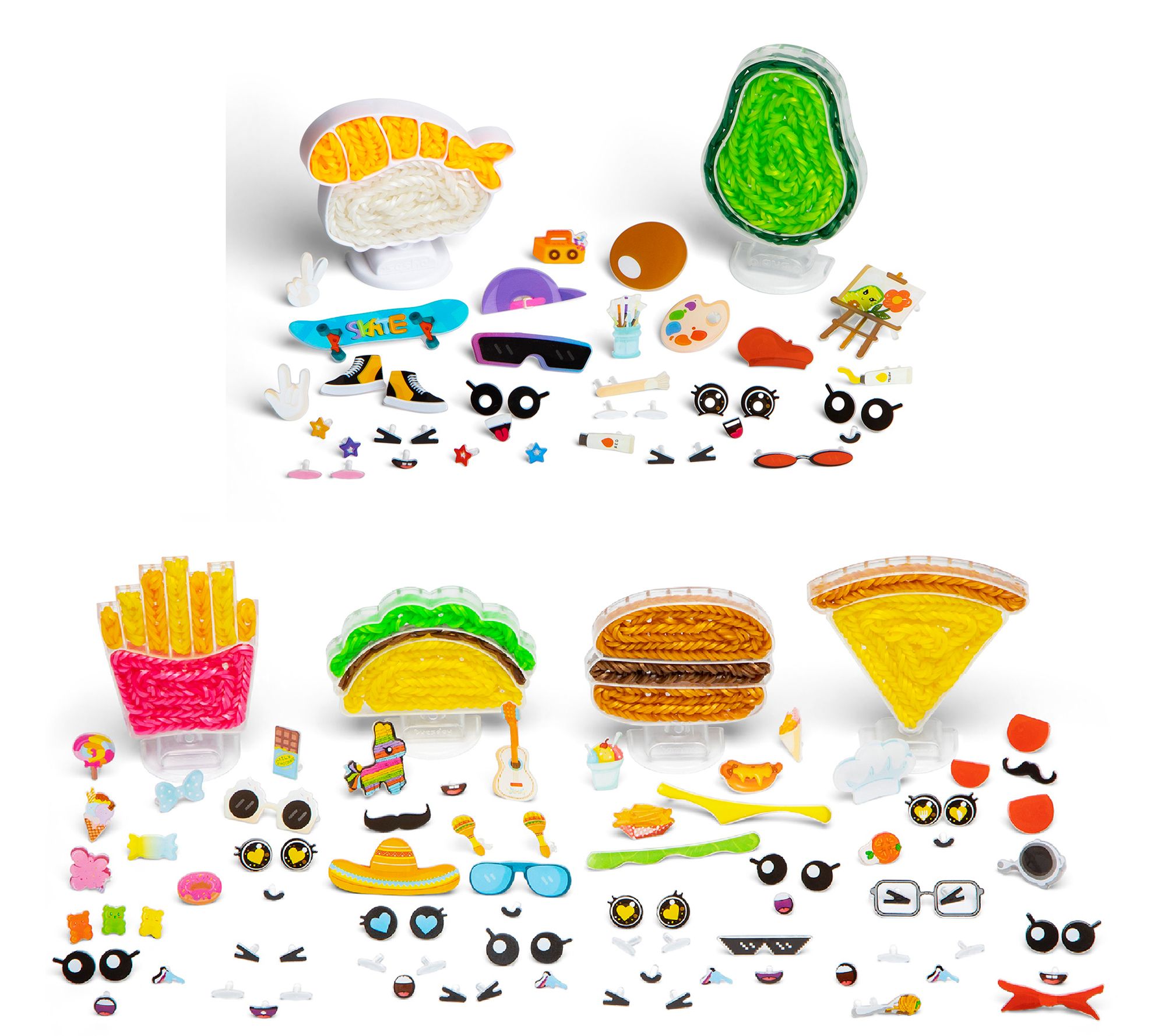 Rainbow Loom Loomies Food Figurines 2 PK Bundle - QVC.com