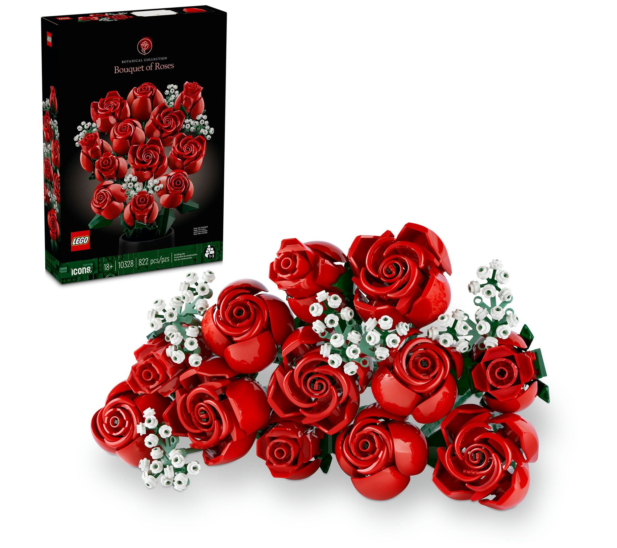 LEGO Icons Bouquet of Roses 10328 Building Set822 Pieces