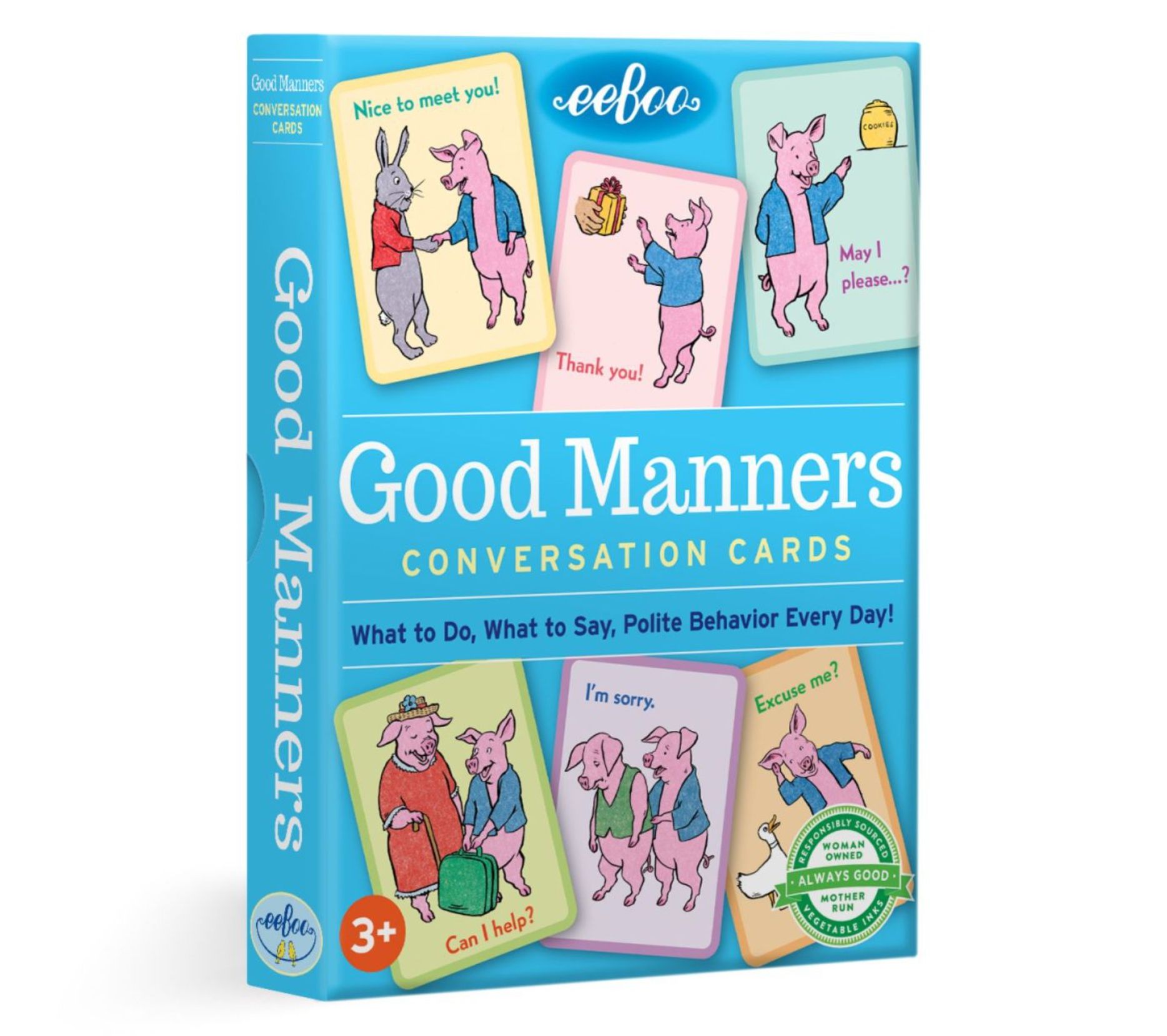 eeBoo Good Manners Conversation Flash Cards