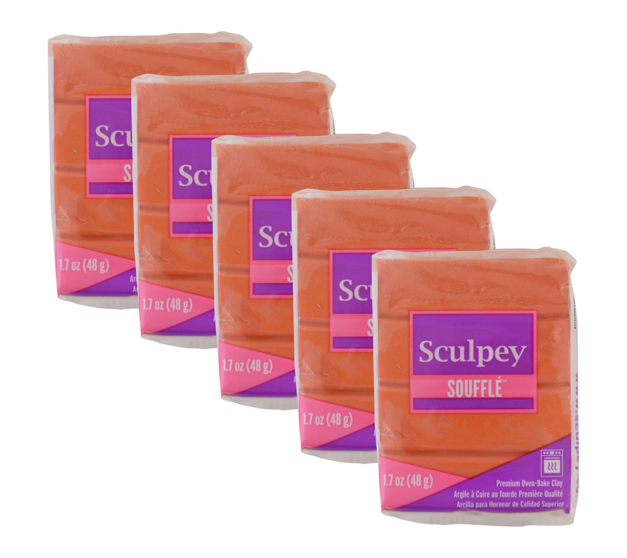 Sculpey Souffle 5 Pack Polymer Oven Bake Clay