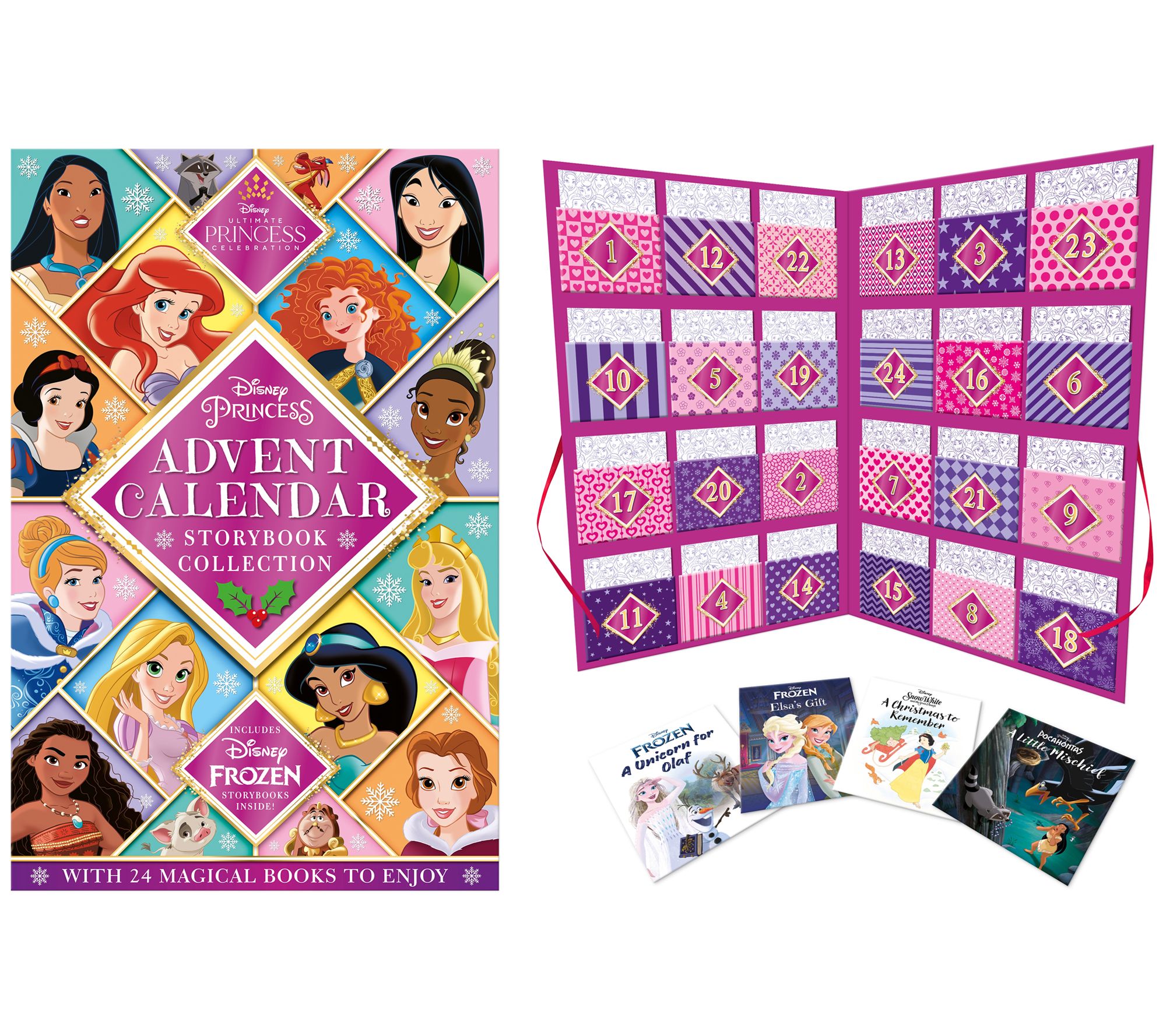 Licensed Storybook Advent Calendars with 24 Books