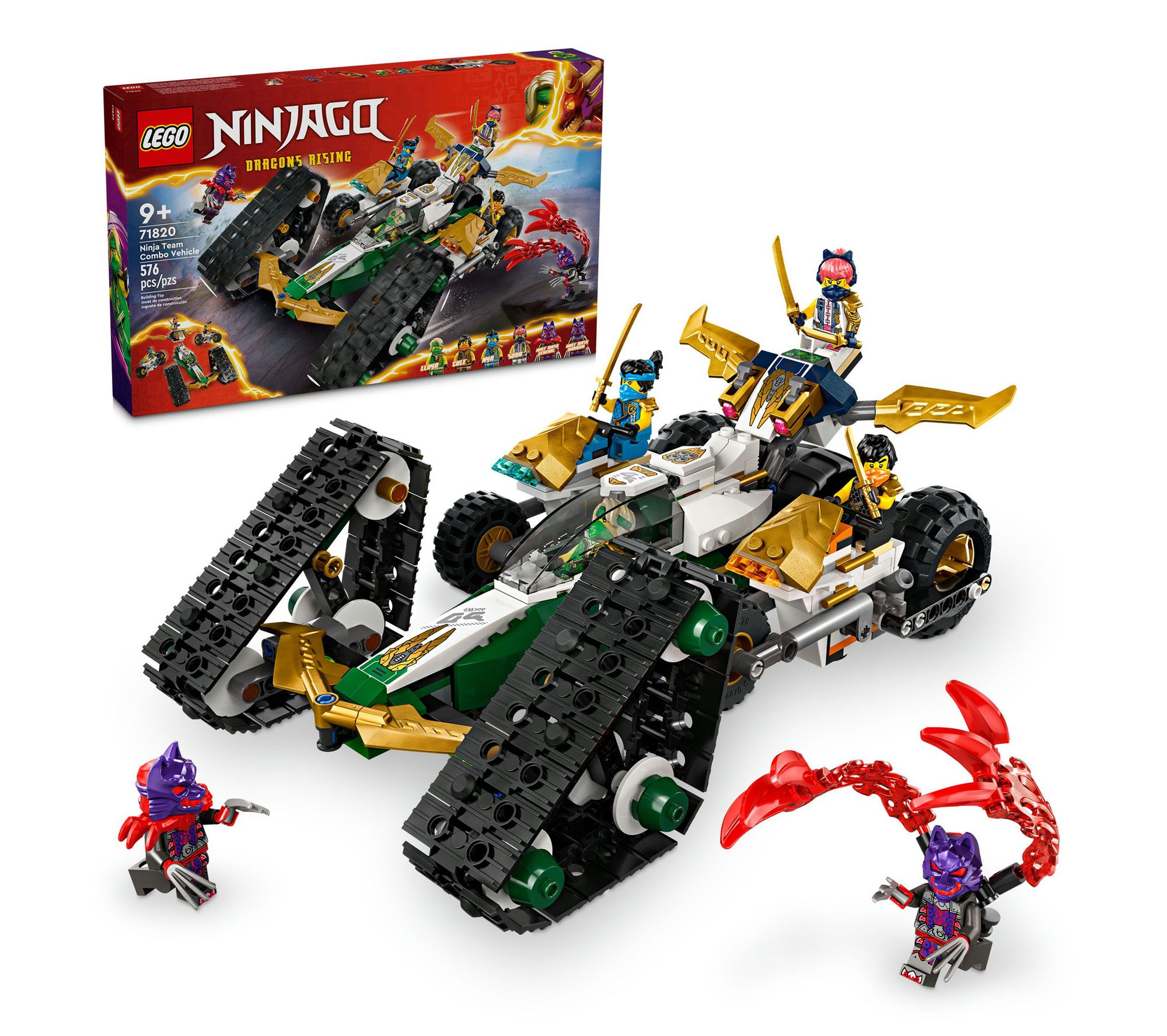 LEGO NINJAGO Ninja Team Combo Vehicle 4-in-1 Toy