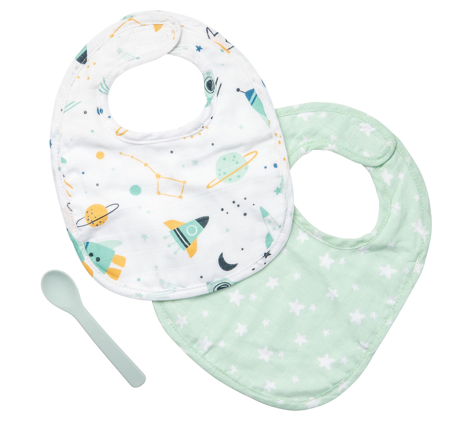 Stephen Joseph Baby Muslin Bib Sets