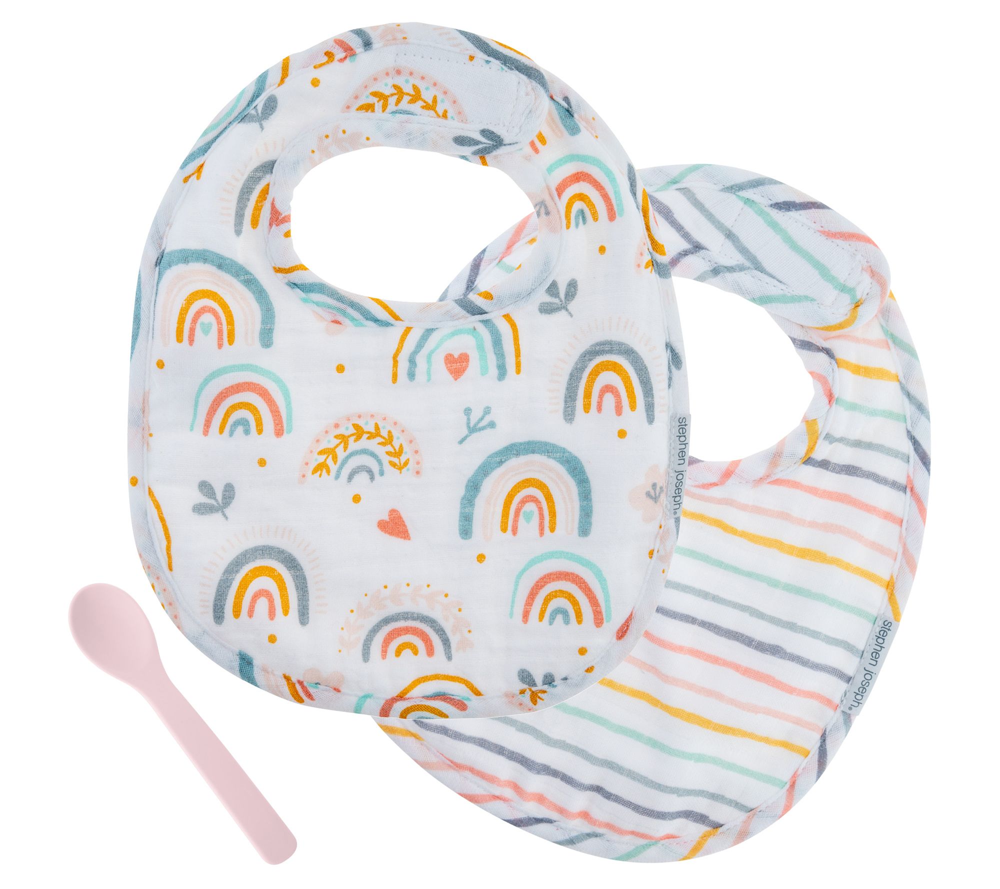 Stephen Joseph Baby Muslin Bib Sets