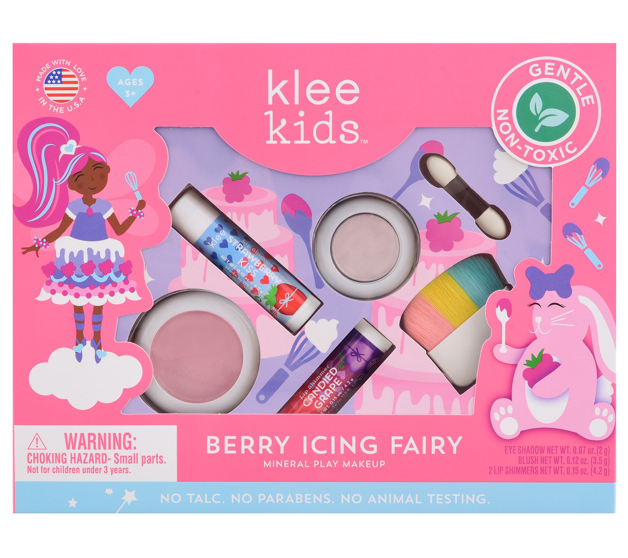 Klee Kids Berry Icing Fairy Makeup Set