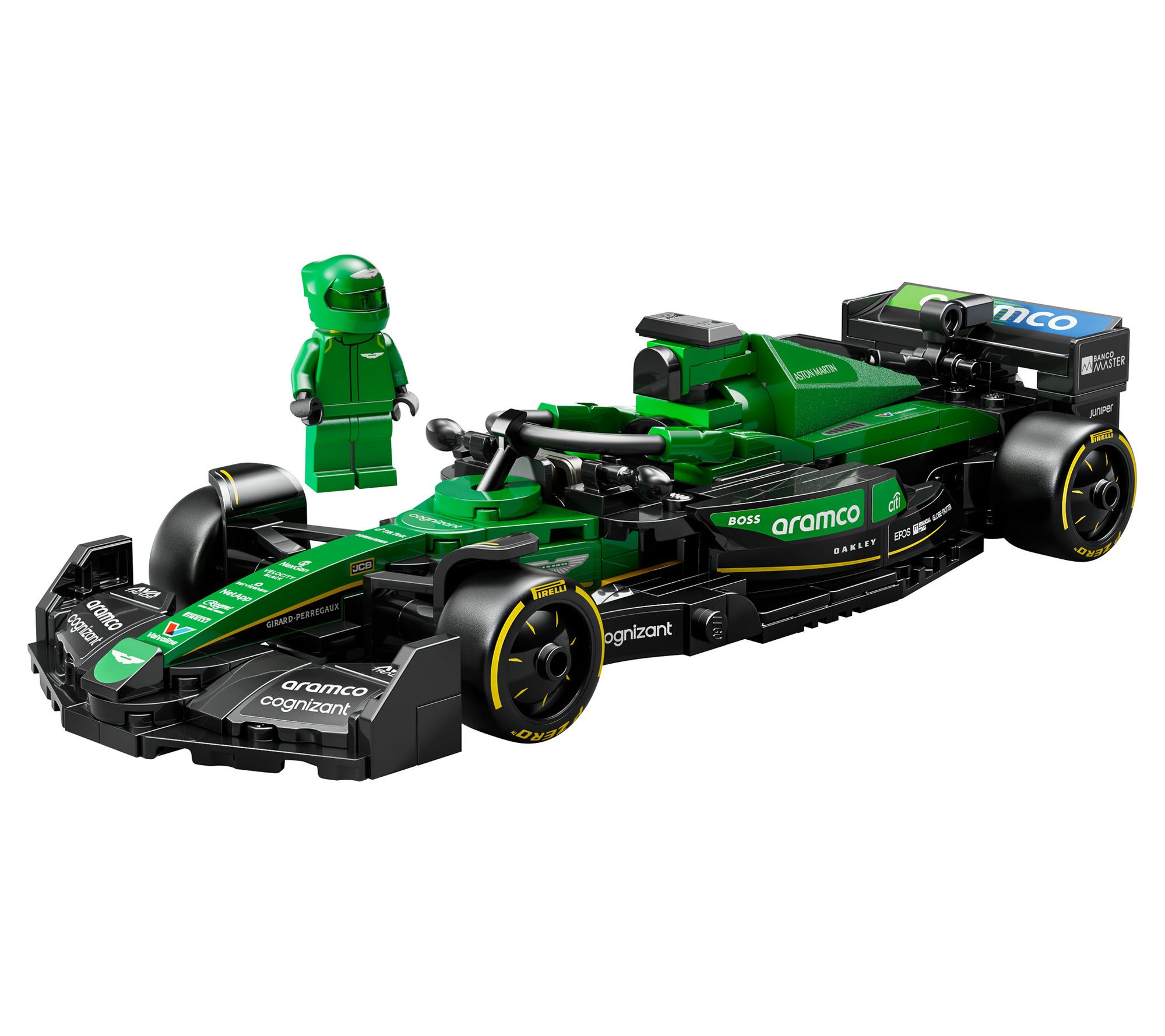 LEGO Speed Champions Aston Martin Aramco F1 AMR24 Race Car Toy