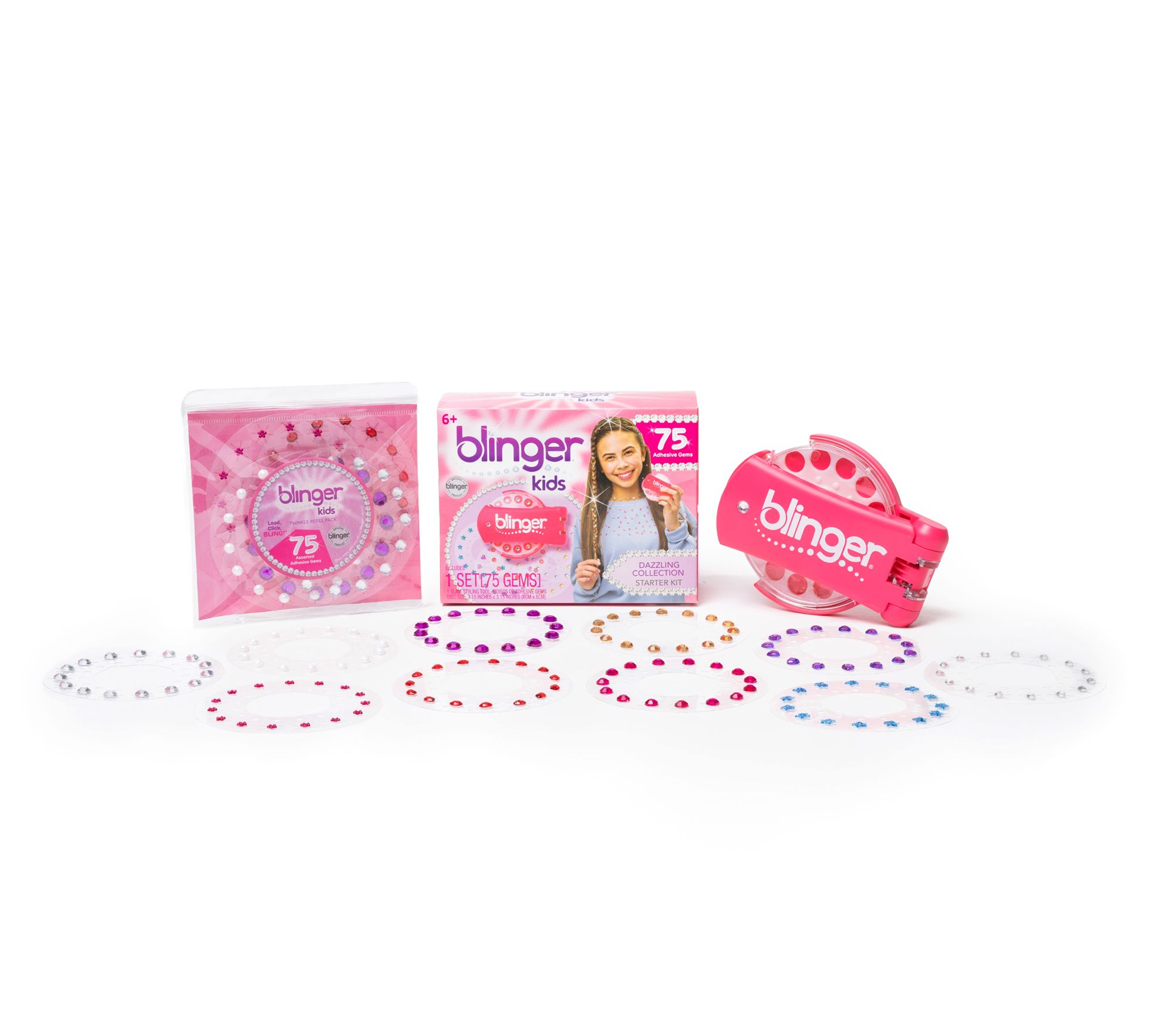 Blinger Diamond Gem Sticker Girls Make up Toys Machine Glitter Hair Design  Decor