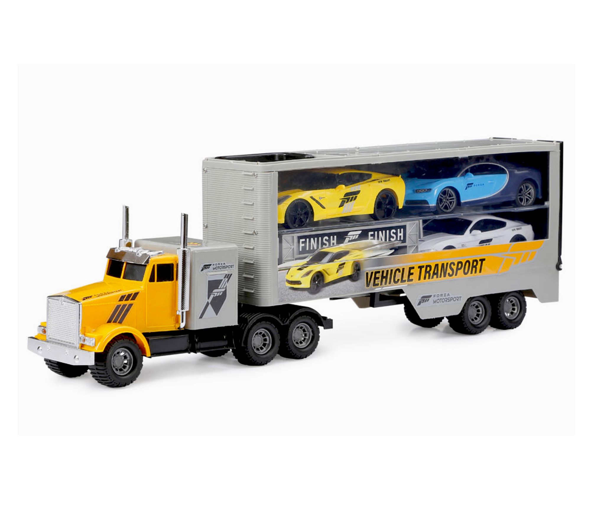 New Bright 1:24 Toy Forza L&S Hauler w/ 3 Sport s Cars