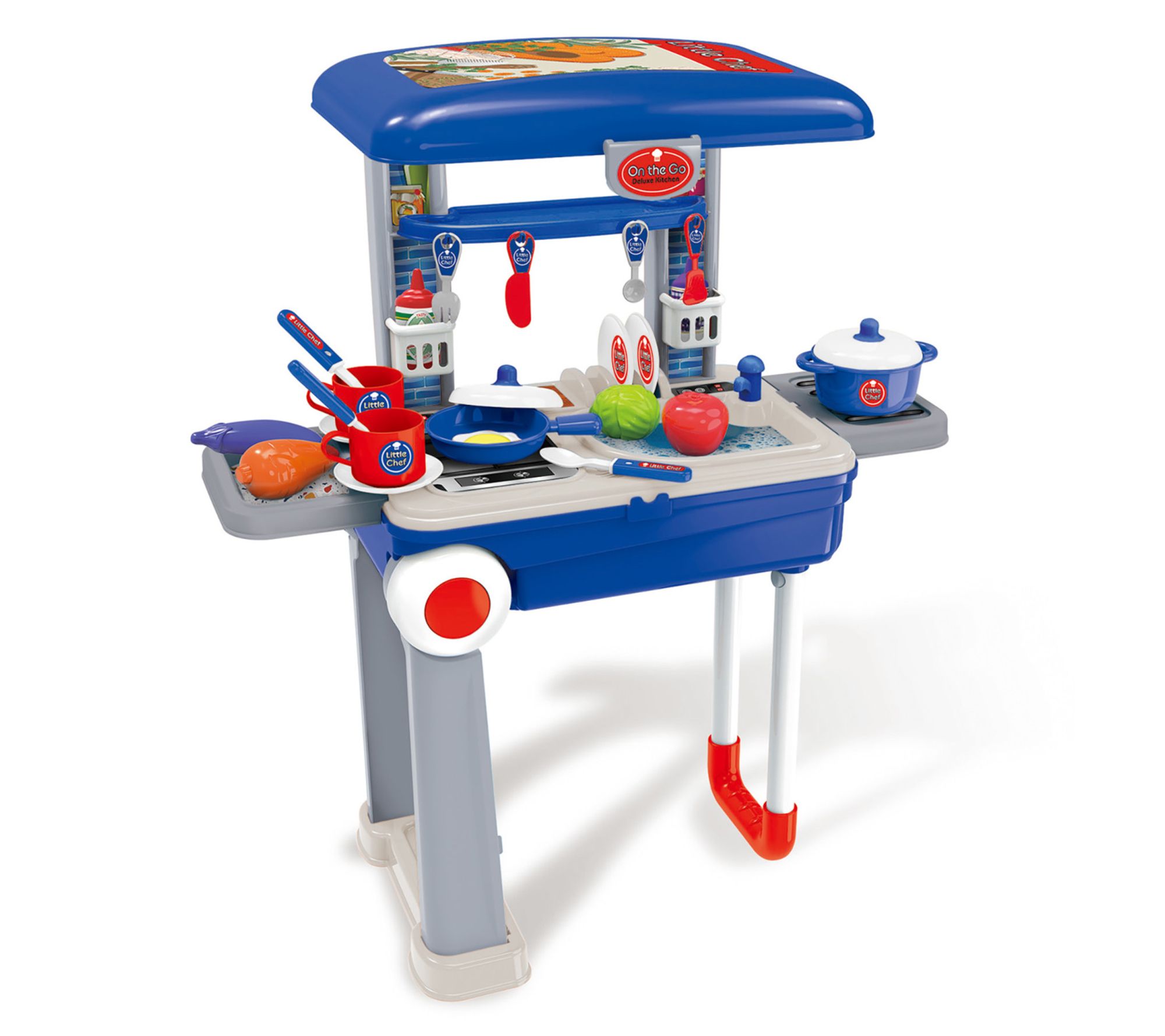 Kid Galaxy On the Go Carry On - Pretend Play Cooking Set