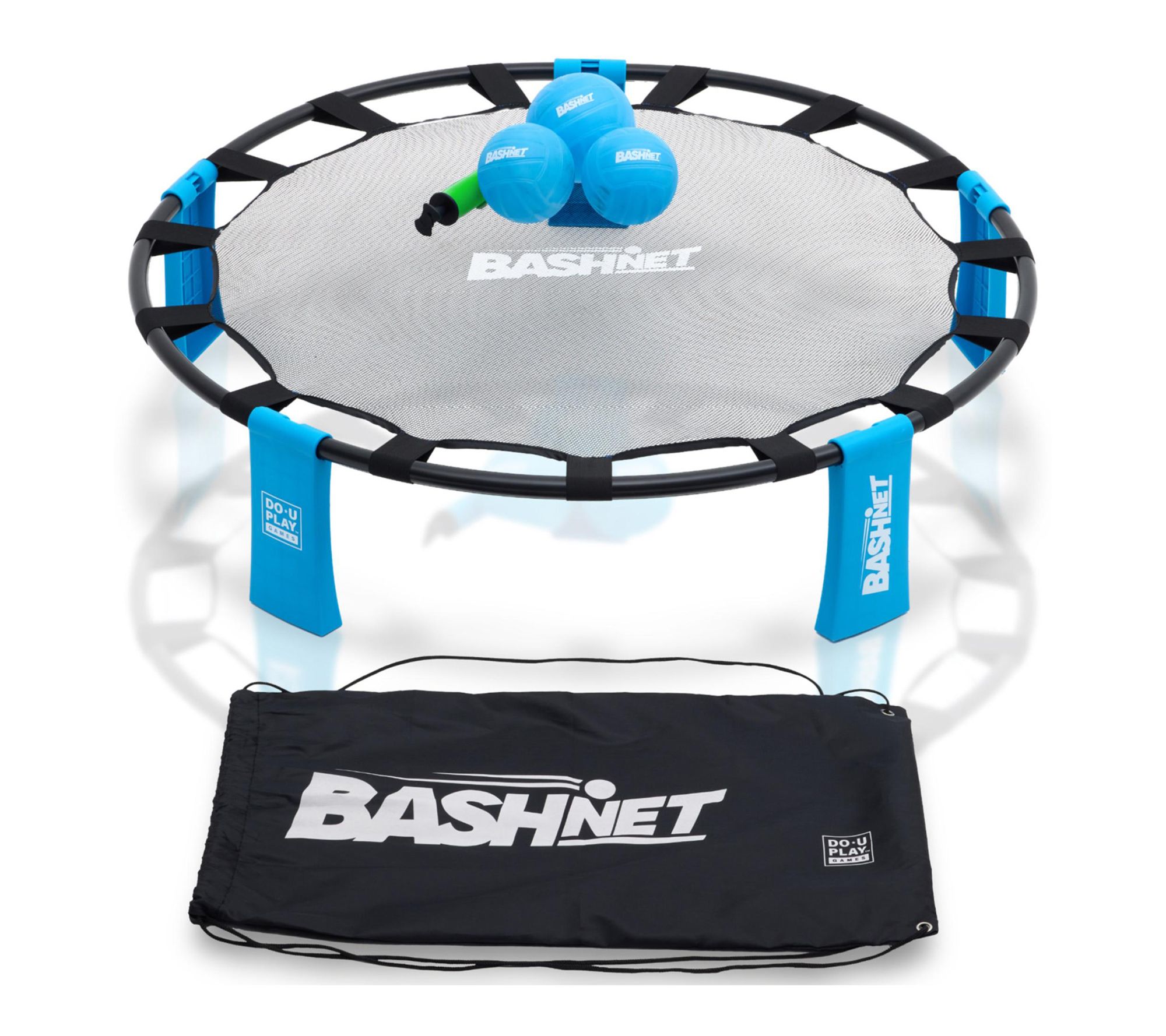 Do U Play Bash Net Game Set Volleyball Meets Trampoline