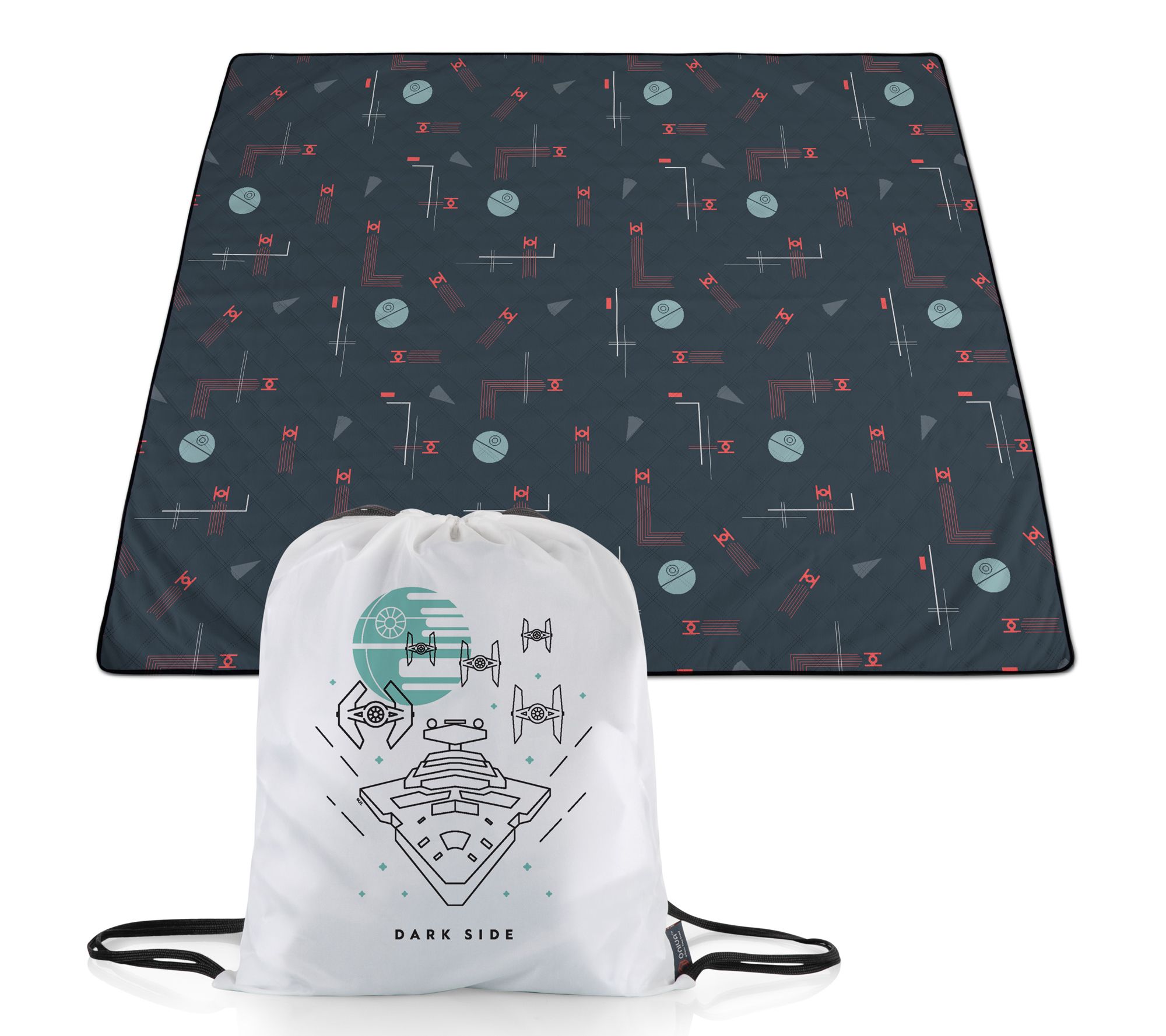 Star Wars Death Star Impresa Outdoor Picnic Blanket