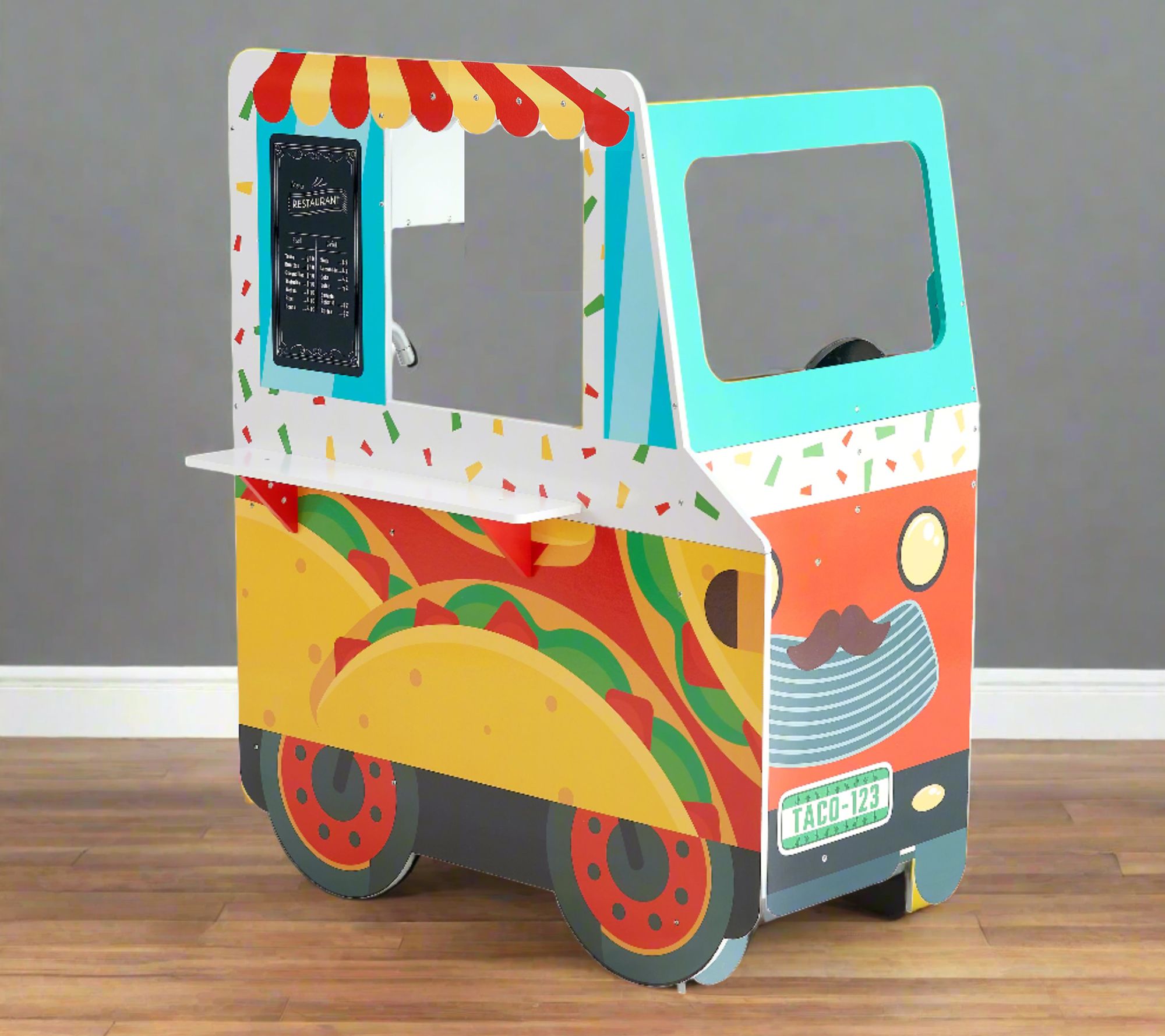 Teamson Kids My Little Helper Kids Play Taco Truck Playset