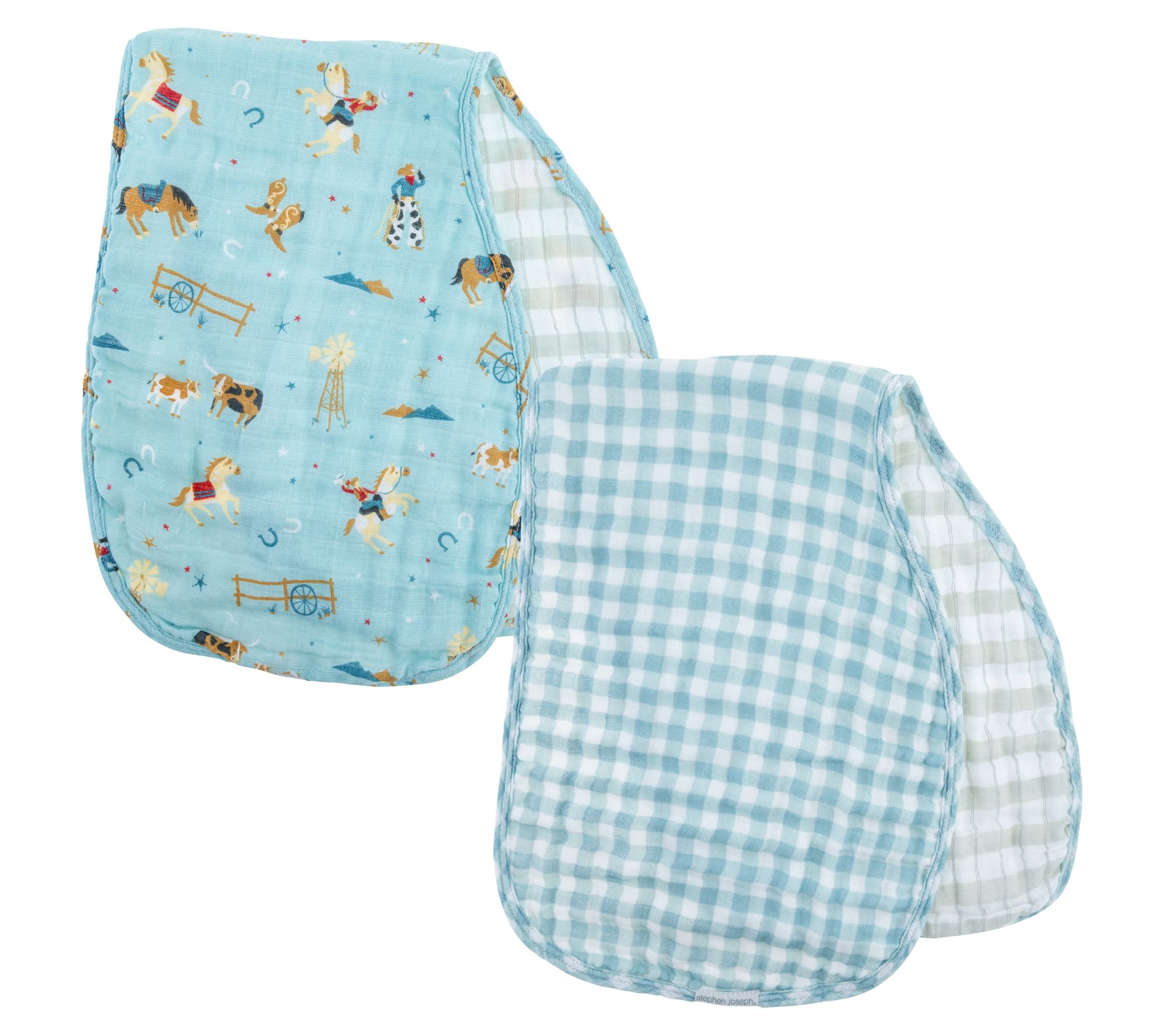 Stephen Joseph Muslin Baby Burp Cloth