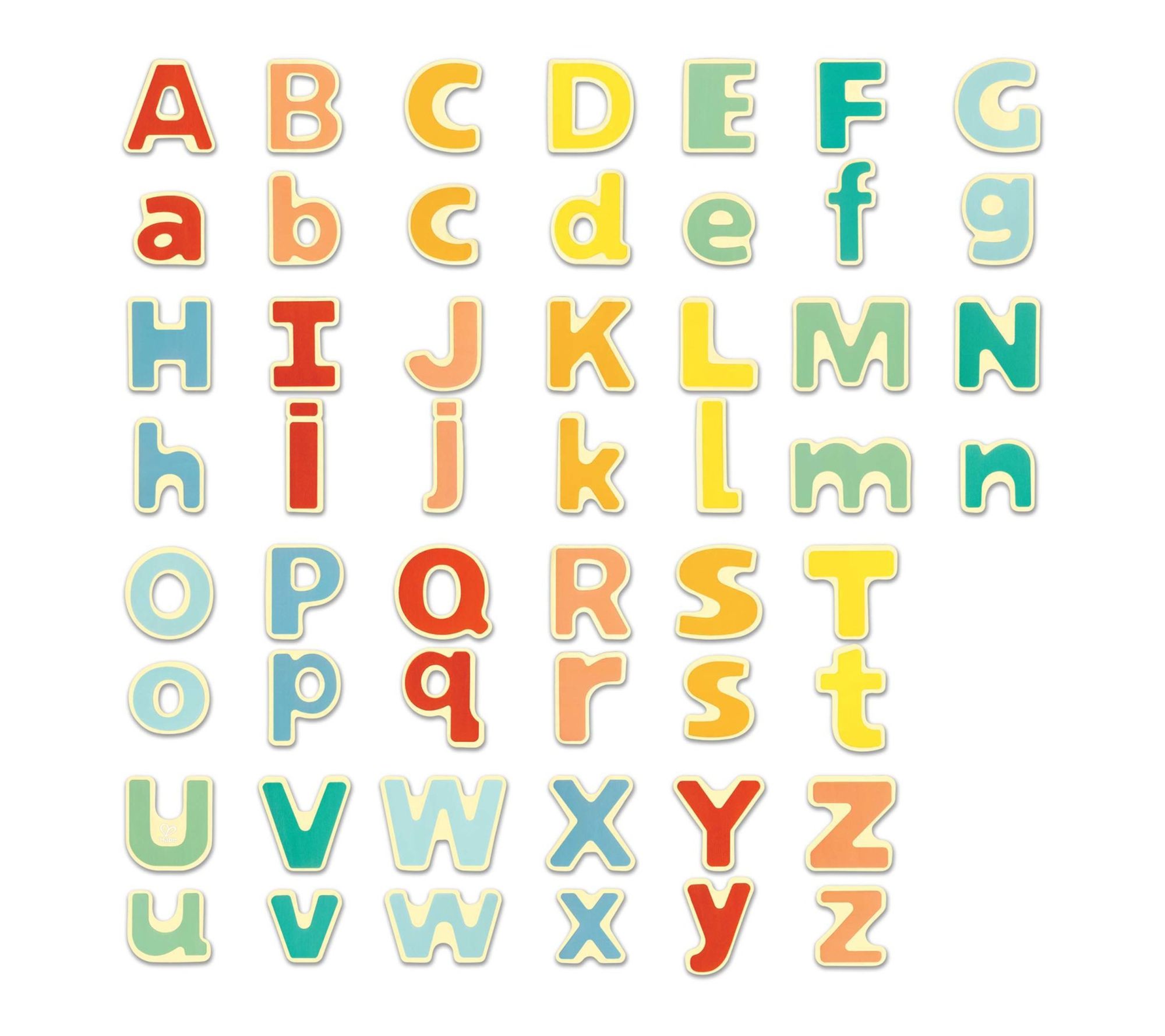 Hape Magnetic Alphabet 52 pieces Lower & UpperCase ABC