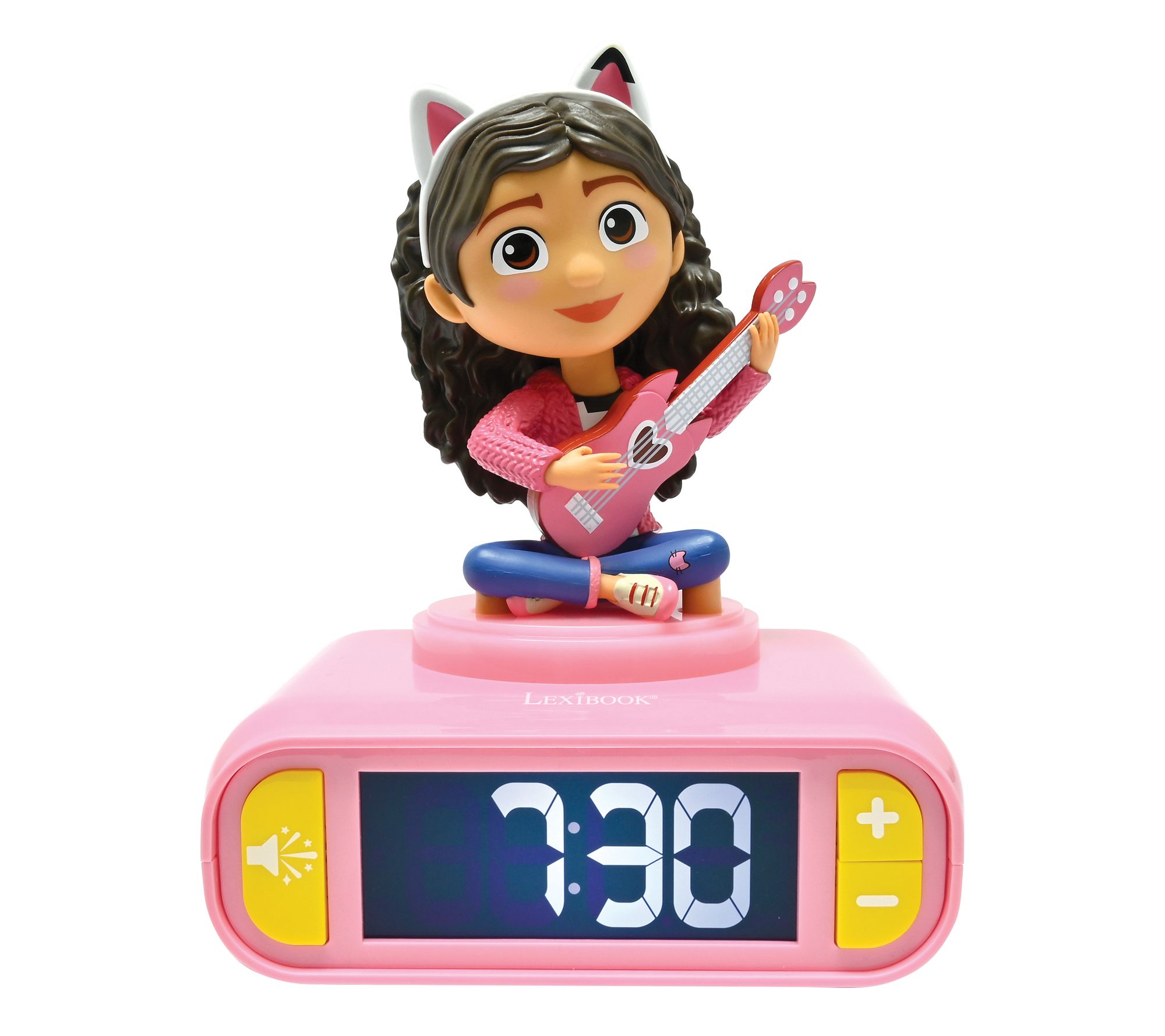 Lexibook Gabby's Dollhouse Night light Alarm Cl ock with Sound