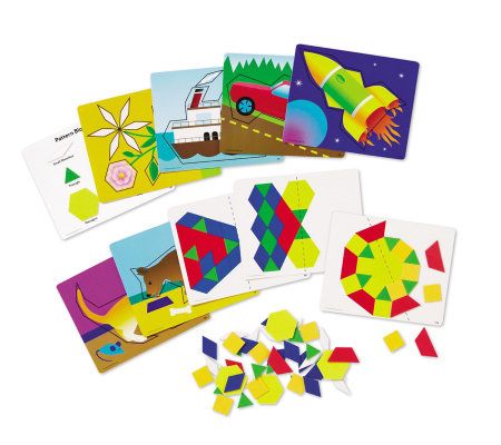 Magnetic Pattern Block Activity Set by LearningResources — QVC.com