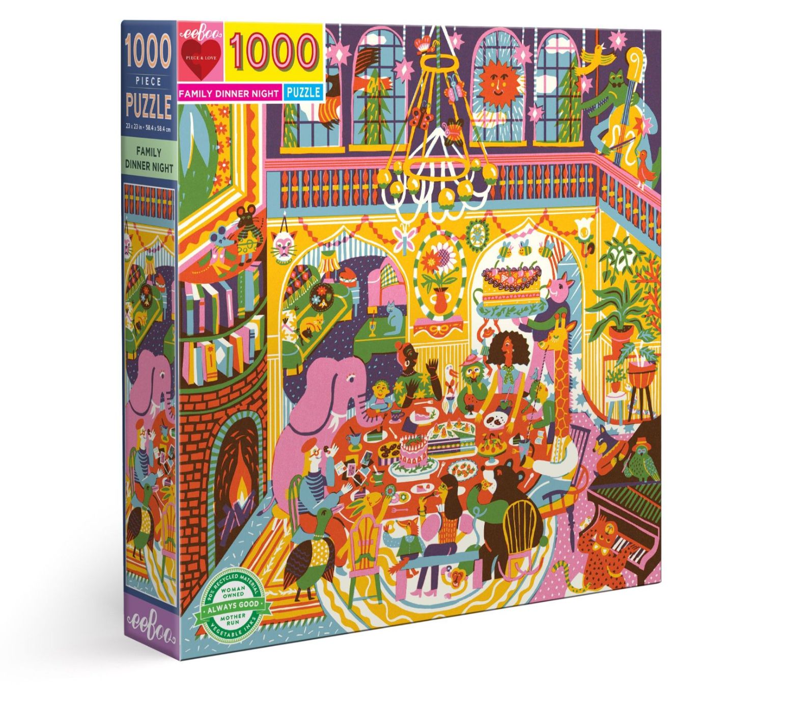 Jumbl 1000-Piece Educational Jigsaw Puzzle in the Puzzles