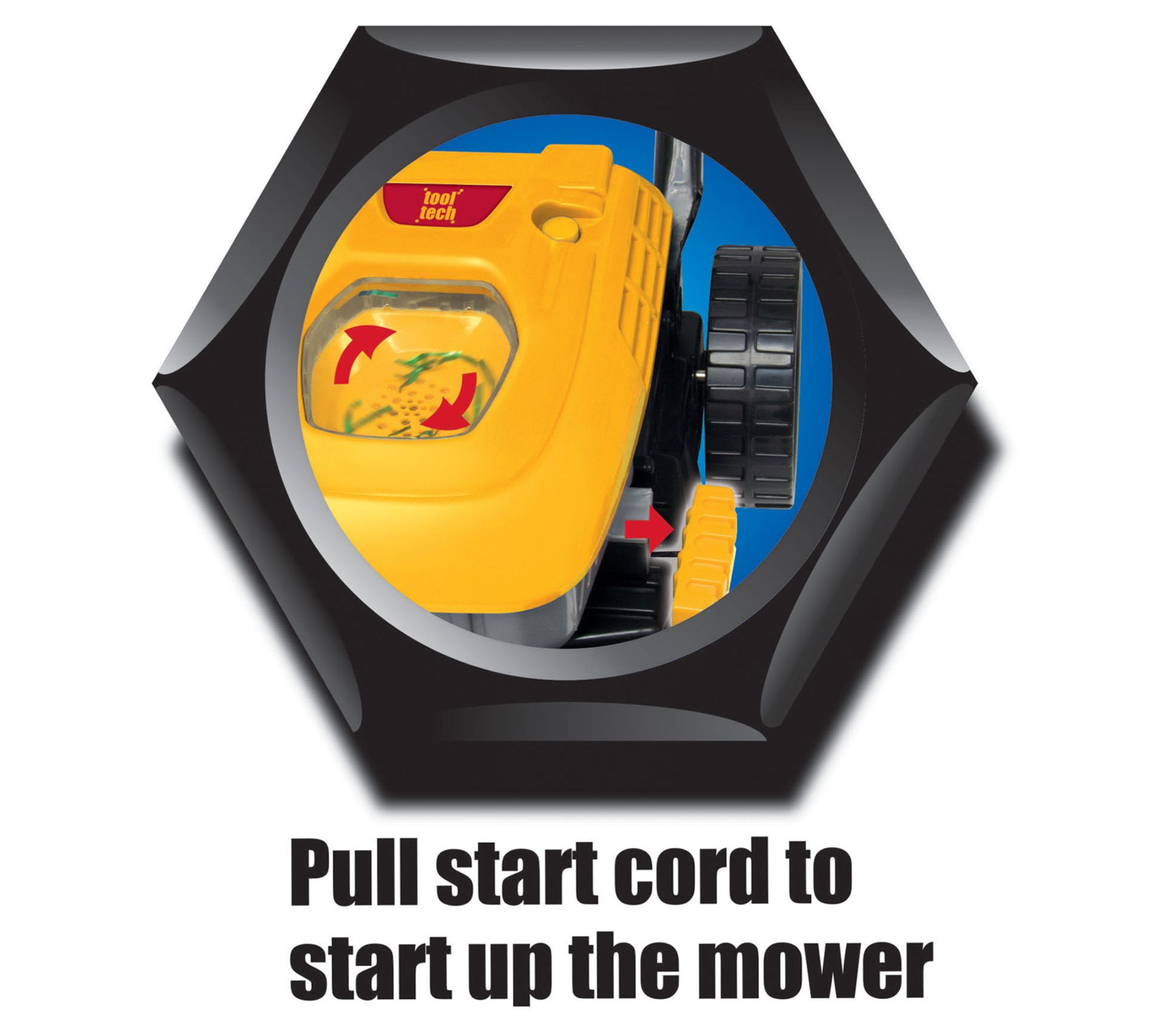 Red Box Kids Electronic Toy Lawn Mower