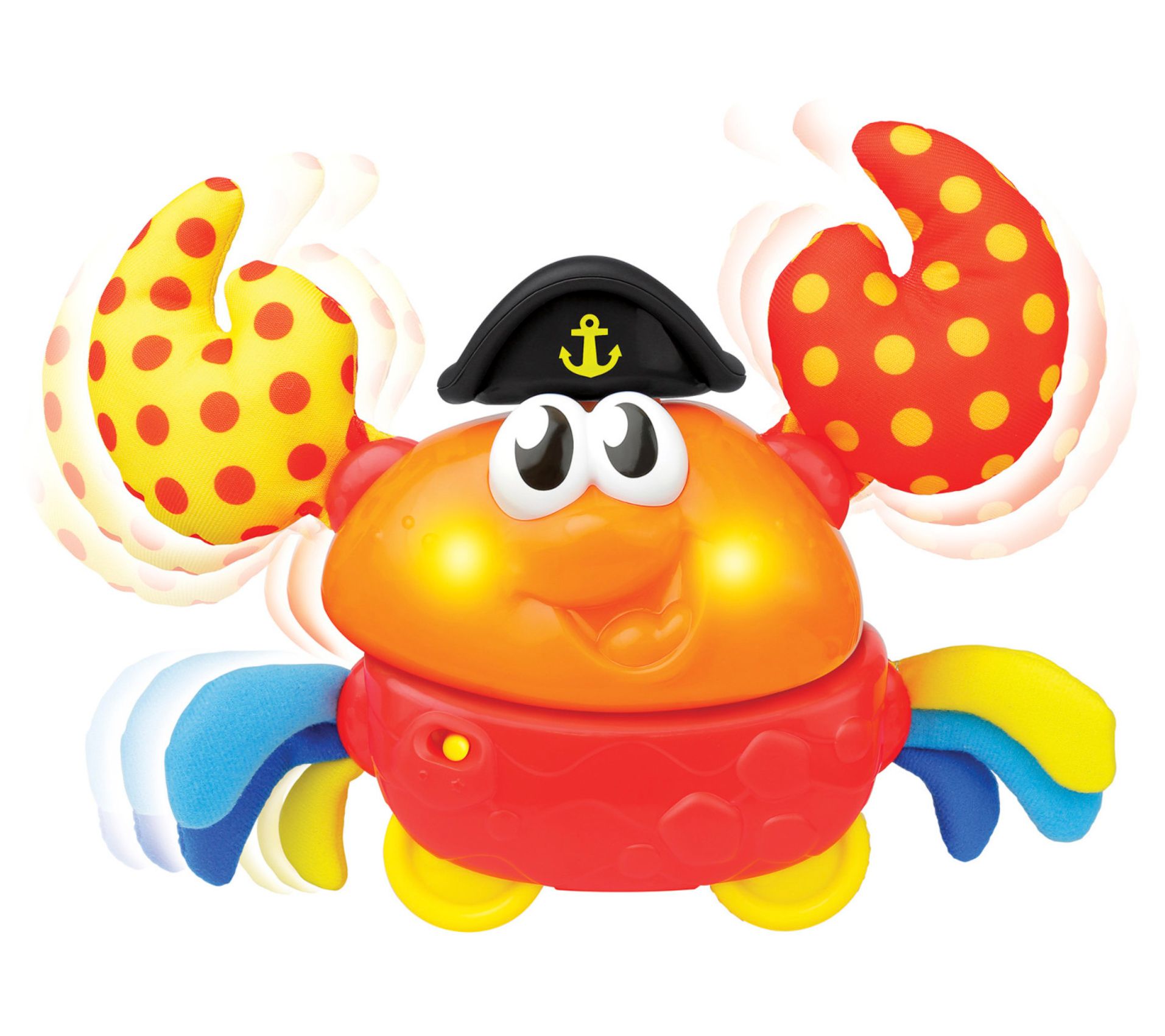 thumbnail image 2 of Winfun Shakin' N Wobble Crab Toy - Light Up Moving Crab For Babies 9 Months & Up 2 of 13