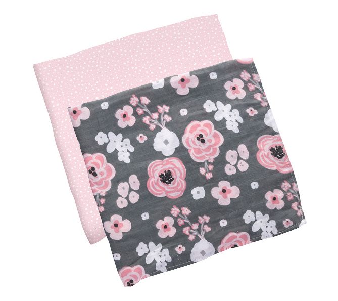 Stephen Joseph Muslin Baby Blanket Set