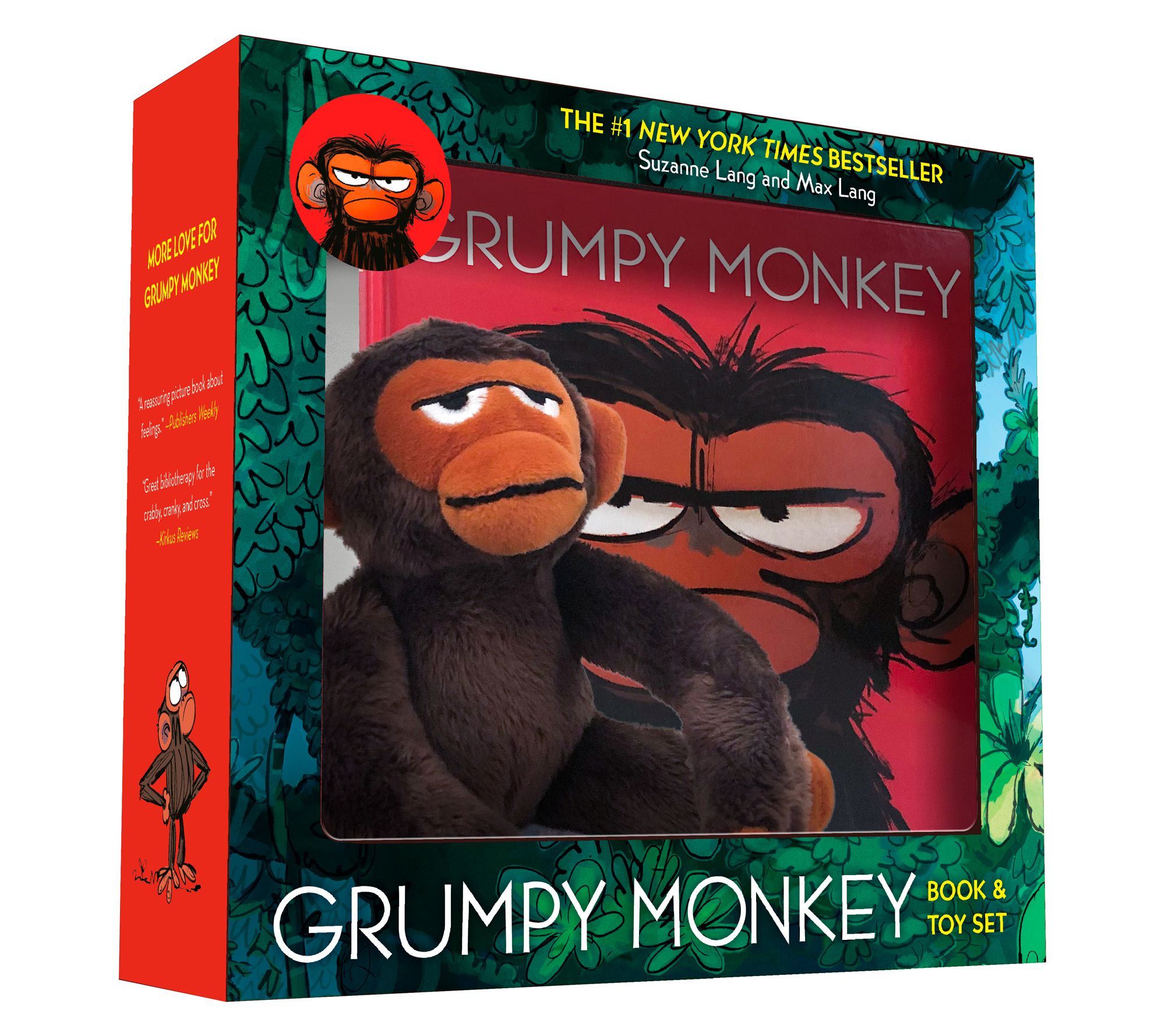Grumpy Monkey Book and Toy Set by Suzanne Lang