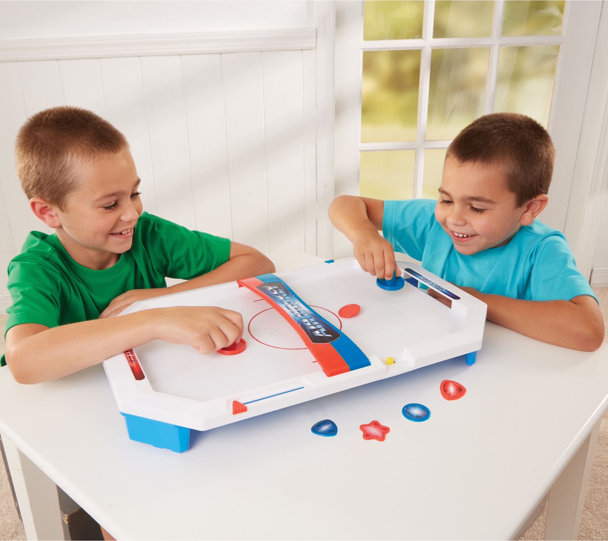 Game Zone Electronic Table-Top Air Hockey Family Game - QVC.com
