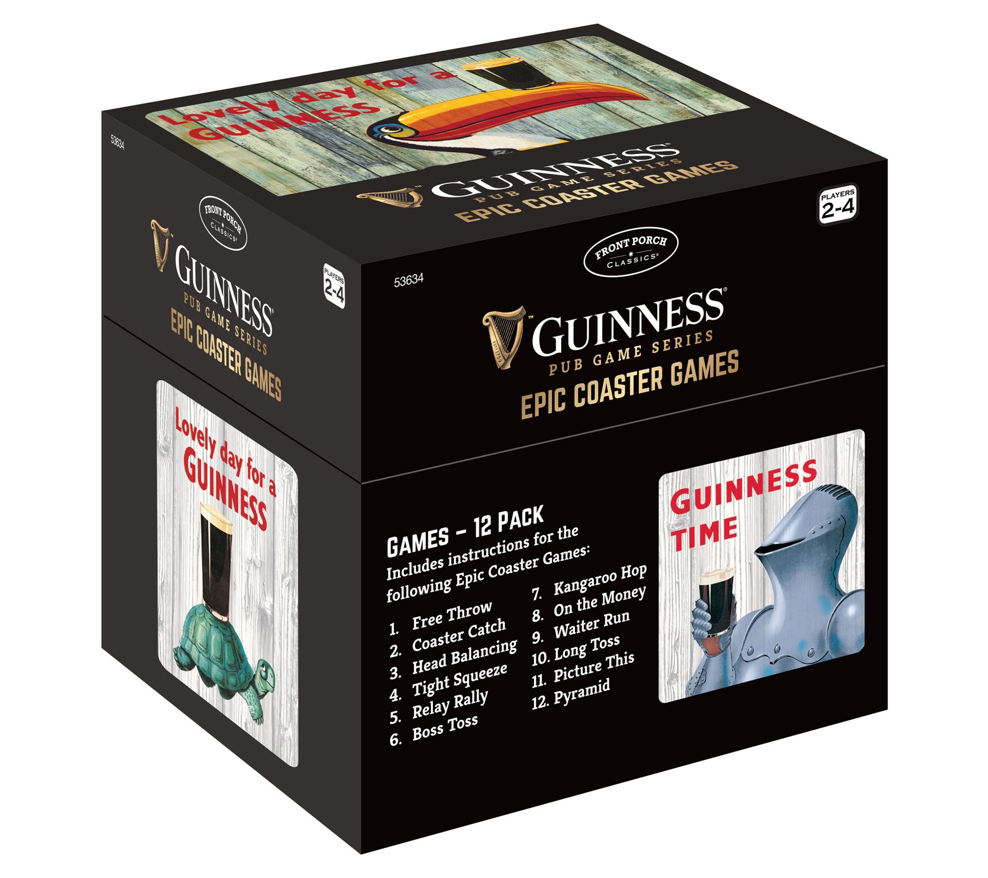 Front Porch Classics Guinness Pub Game Epic Coaster Games