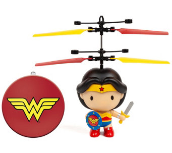 Marvel or DC Licensed 3.5" Flying Figure UFO Helicopter w/RemoteControl - T37536