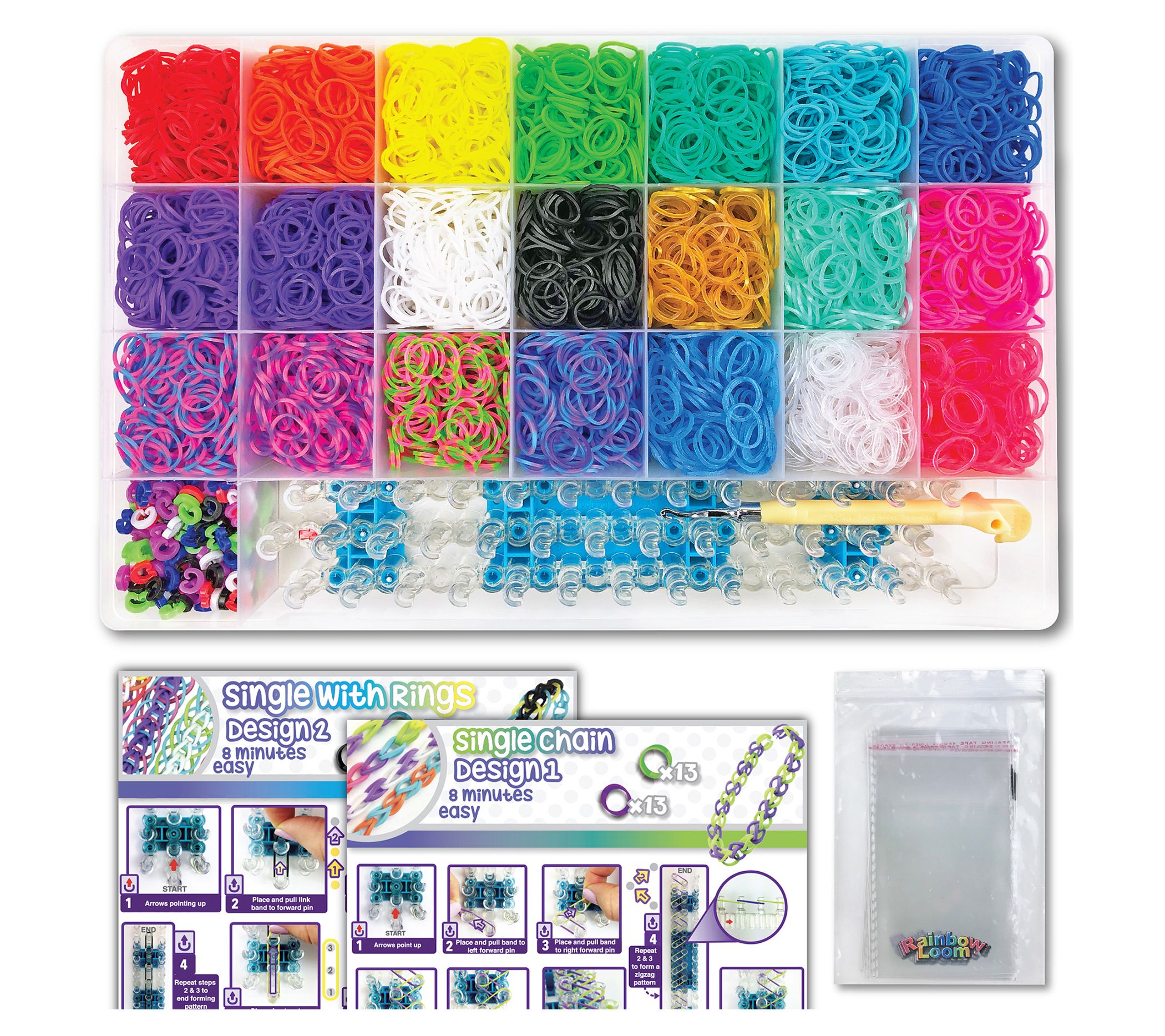 Choon's Design Rainbow Loom Rubber Band Crafting Kit 