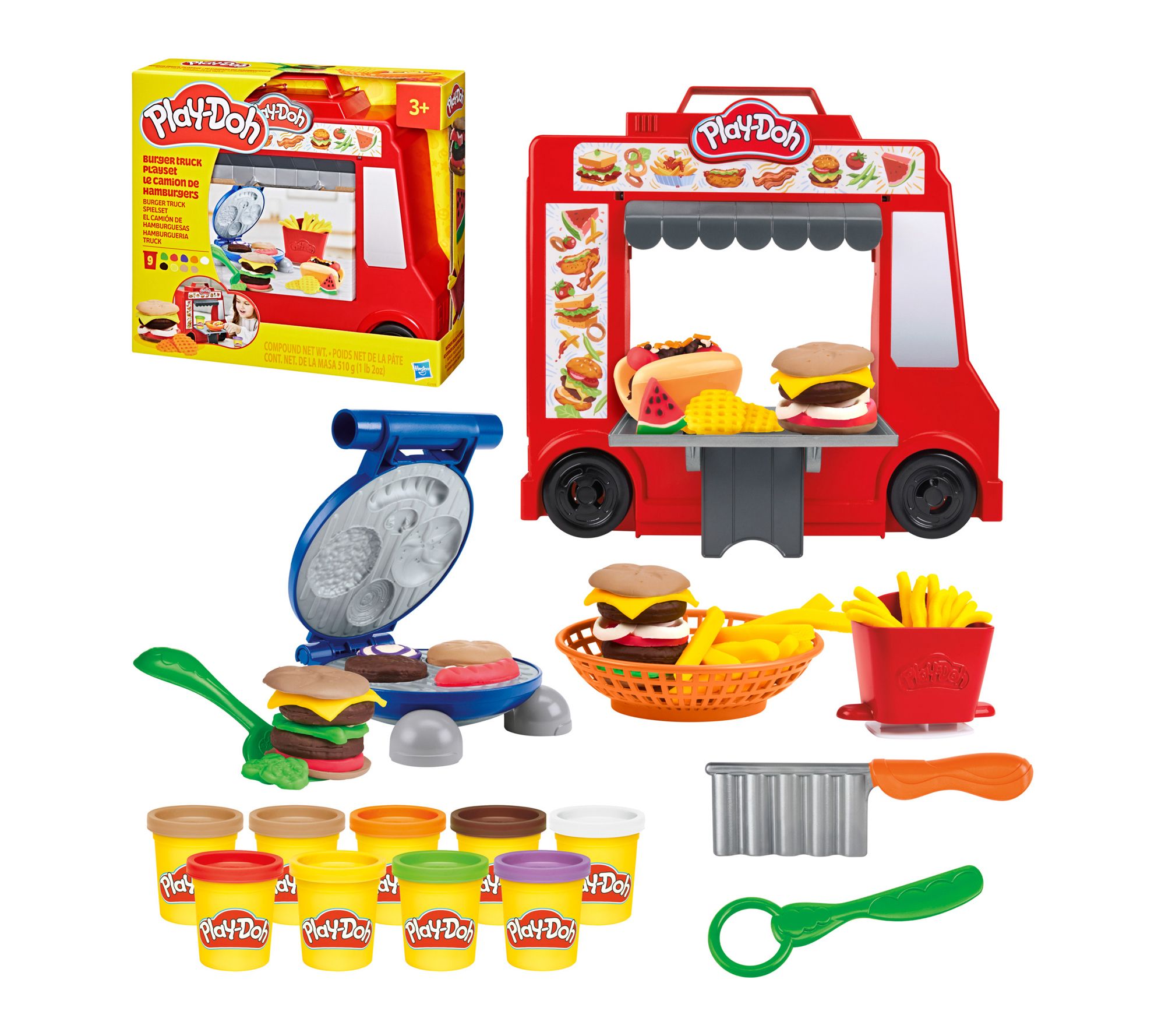 Play-Doh Burger Food Truck w/ Accessories