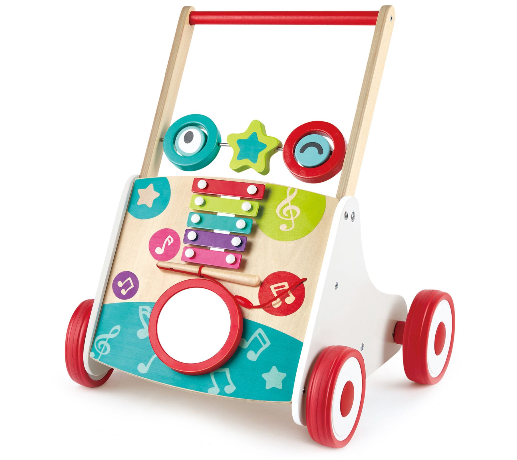 Hape My First Musical Walker Push & Pull Learning Walker