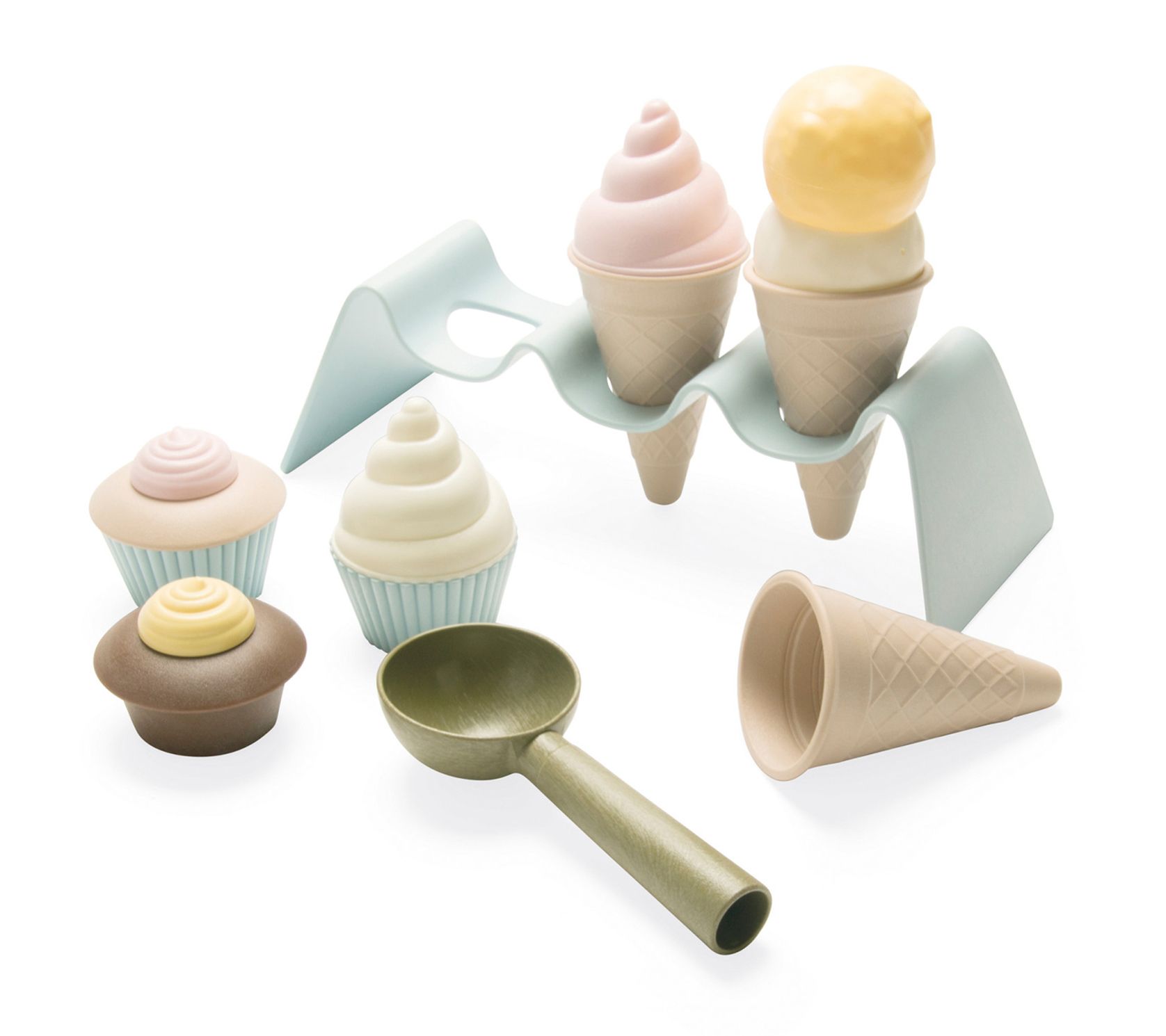 Dantoy BIO Ice Cream & Cupcake Food Playset - 15pc