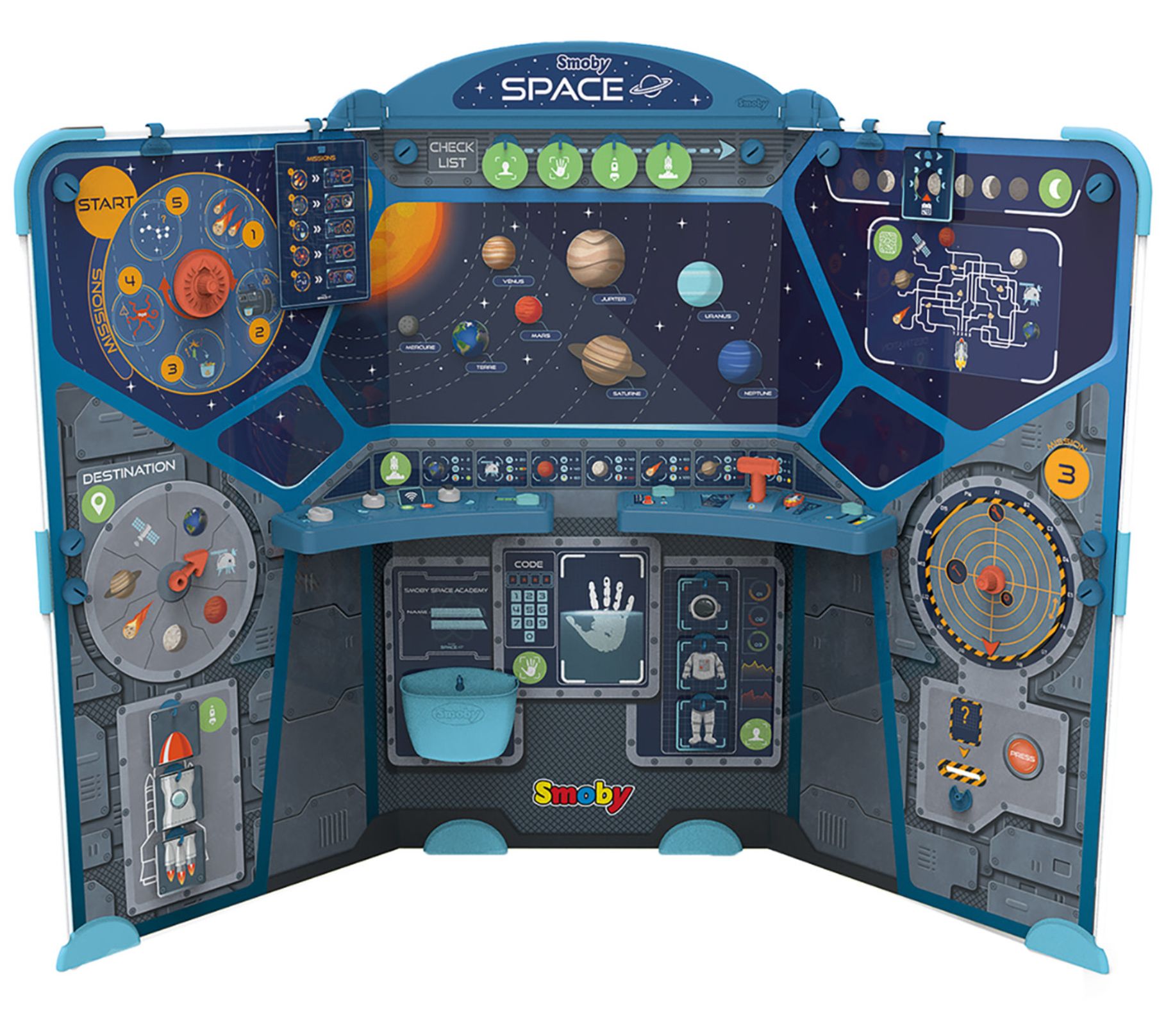 SMOBY Space Center Cardboard Play Set