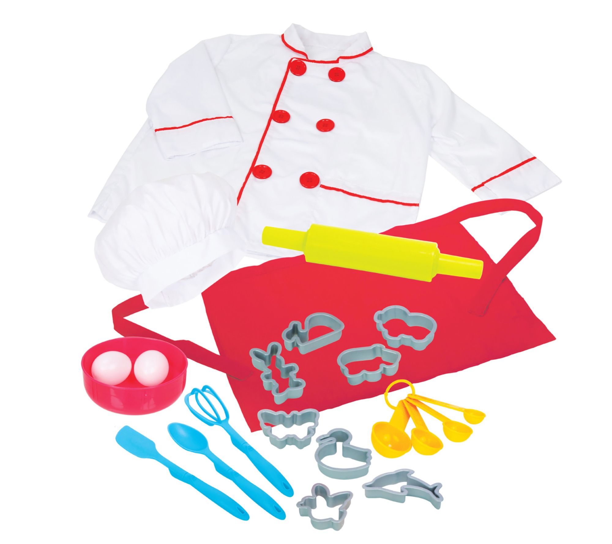 Playful Minds Chef Roleplay Set, 21pc Cooking Accessories