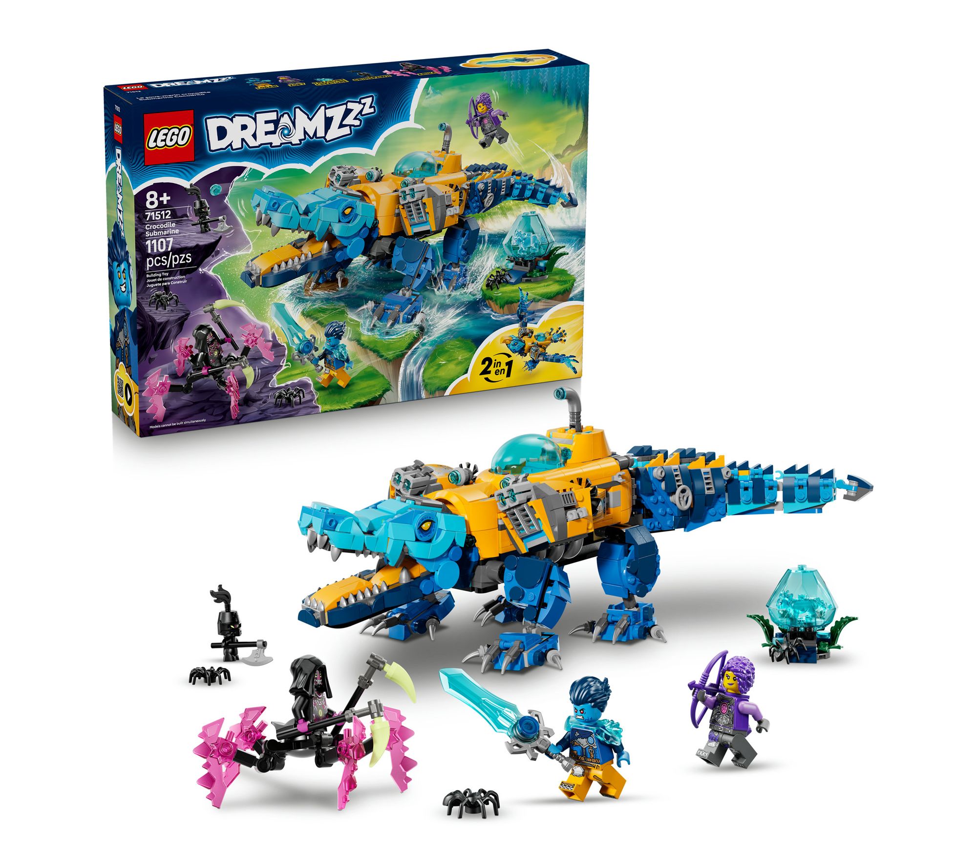 LEGO DREAMZzz Crocodile Submarine Building Toy71512