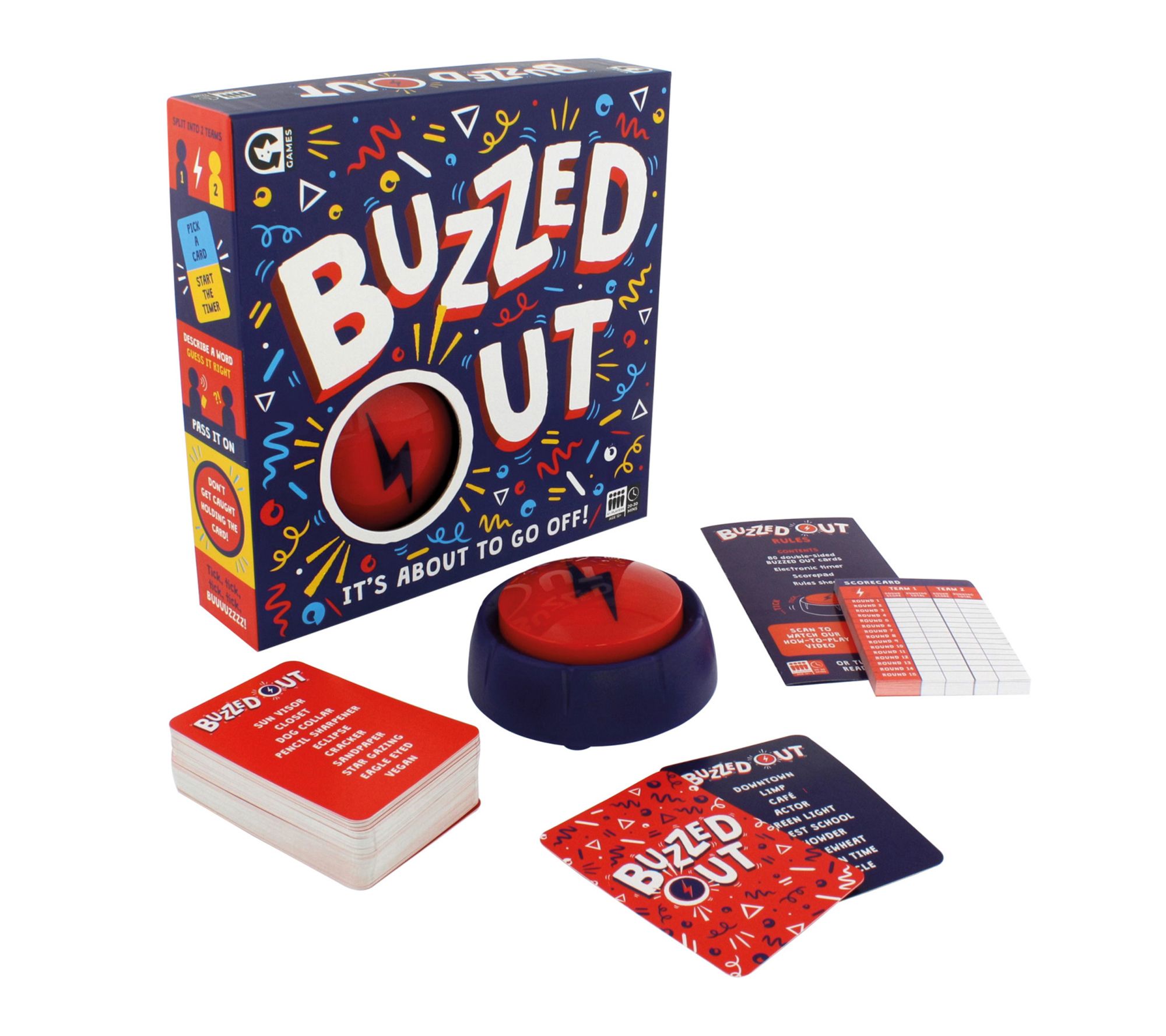 Ginger Fox Buzzed Out Fast Talking Word Guessing Party
