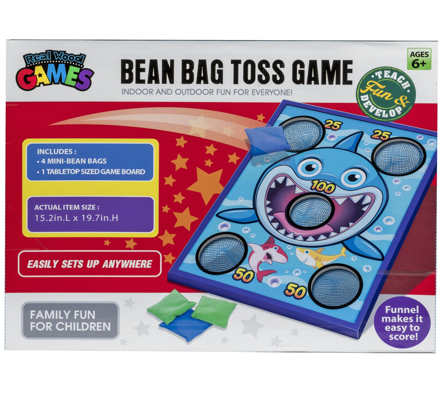 Homeware Shark Bean Bag Toss Game