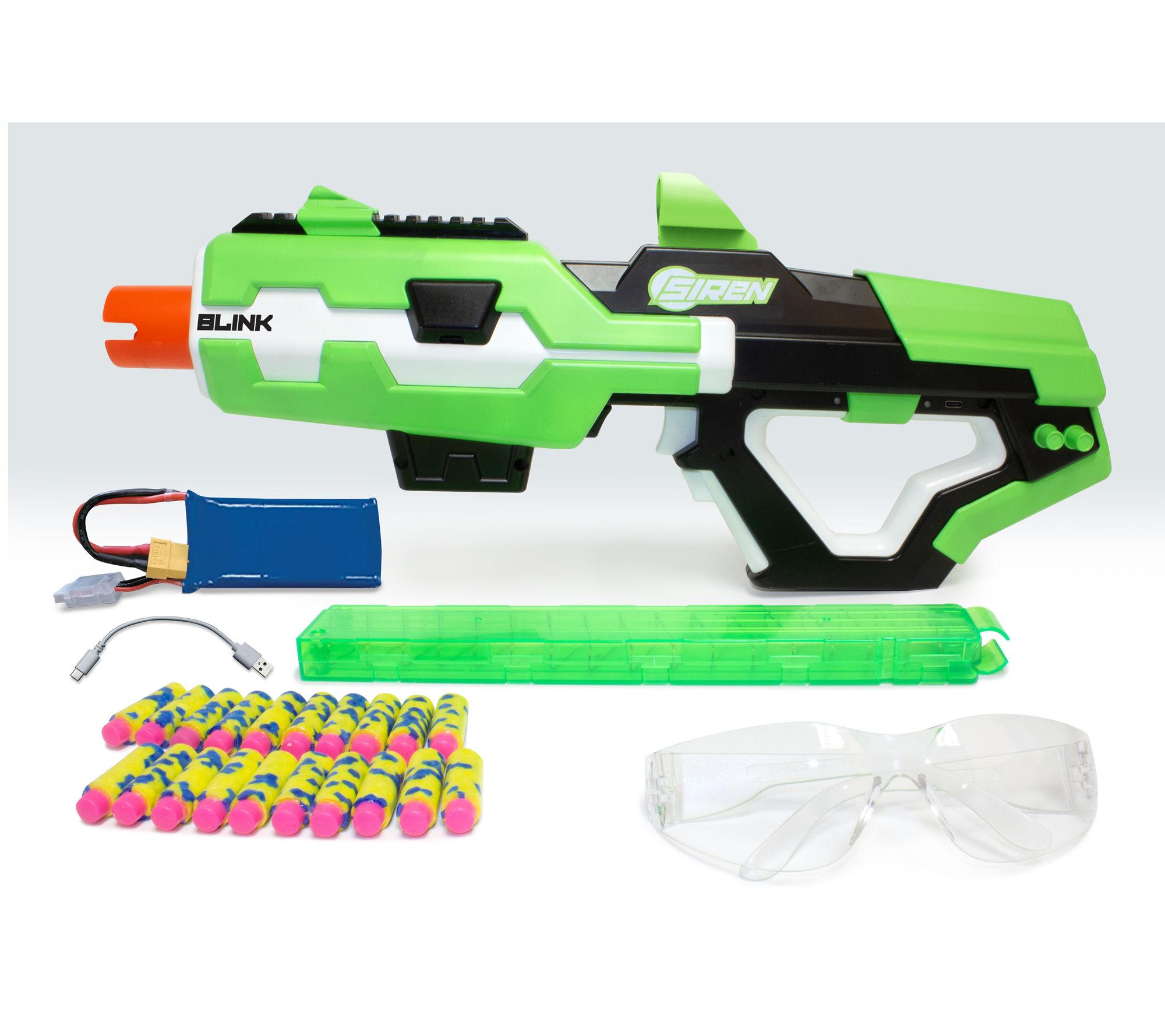 NSI Siren Blink Bolt Blaster Toy