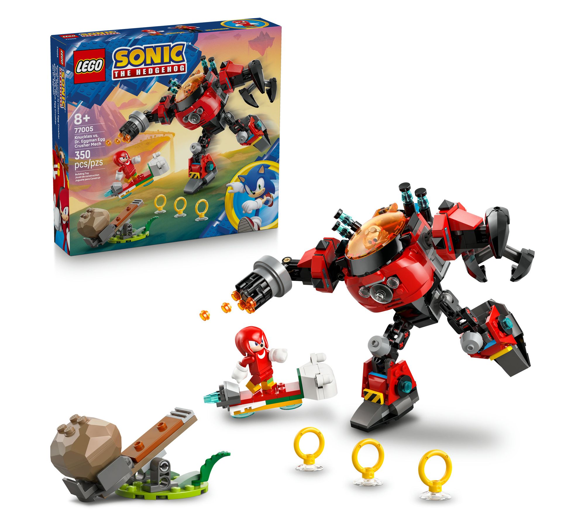  LEGO Sonic the Hedgehog Knuckles vs. Dr. EggmanEgg Crusher Me