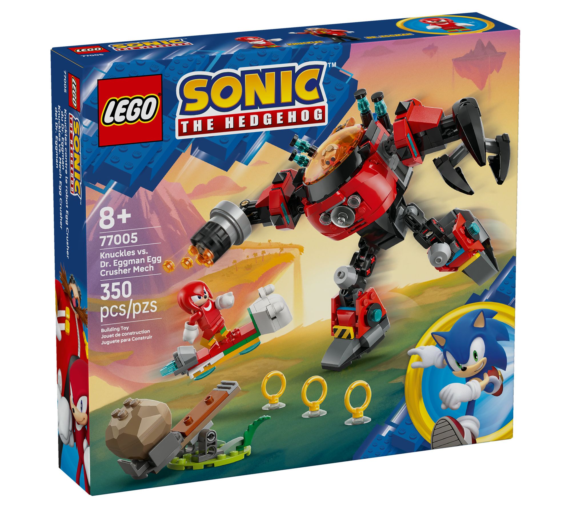 LEGO Sonic the Hedgehog Knuckles EggmanEgg Crusher Me