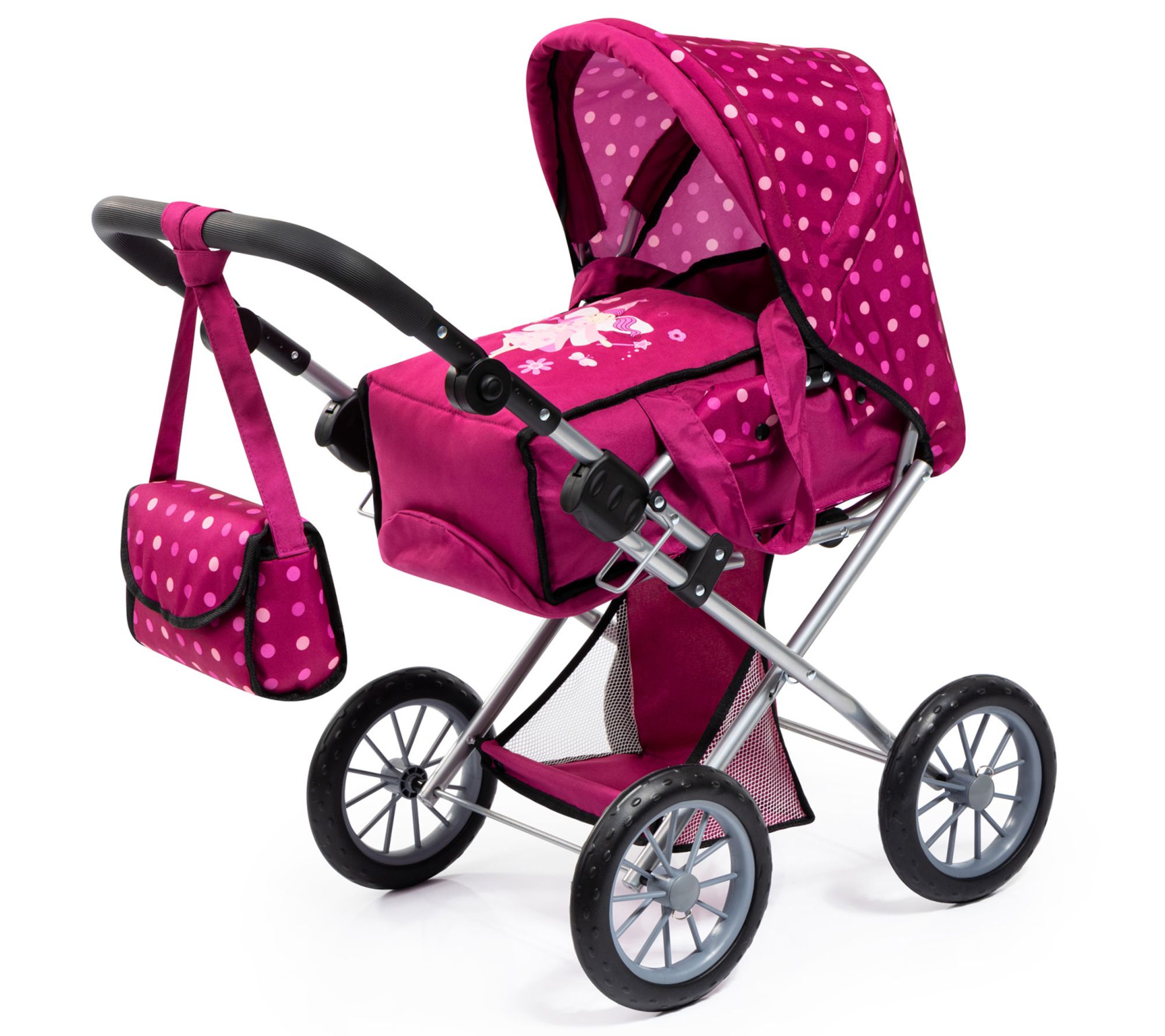 Bayer Design City Star Doll Pram 2-In-1 Pushchair and Stroller