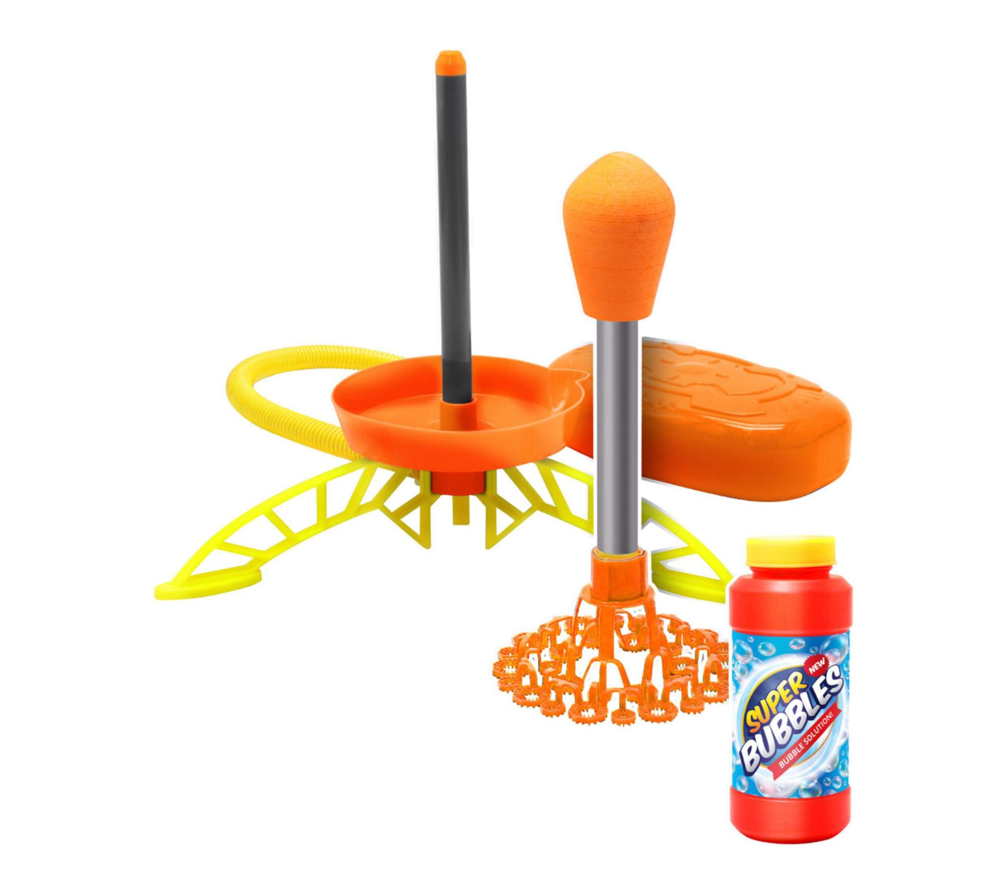 Lanard Air Powered Load Stomp Launch Bubble Rocket
